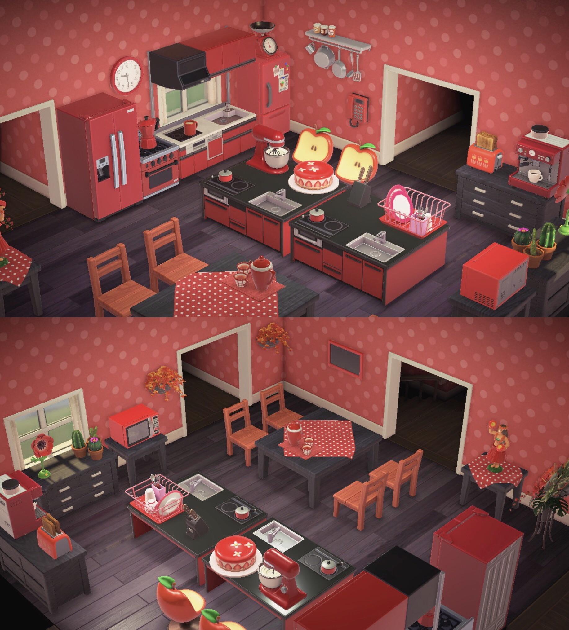 My Animal Crossing kitchen r/Red