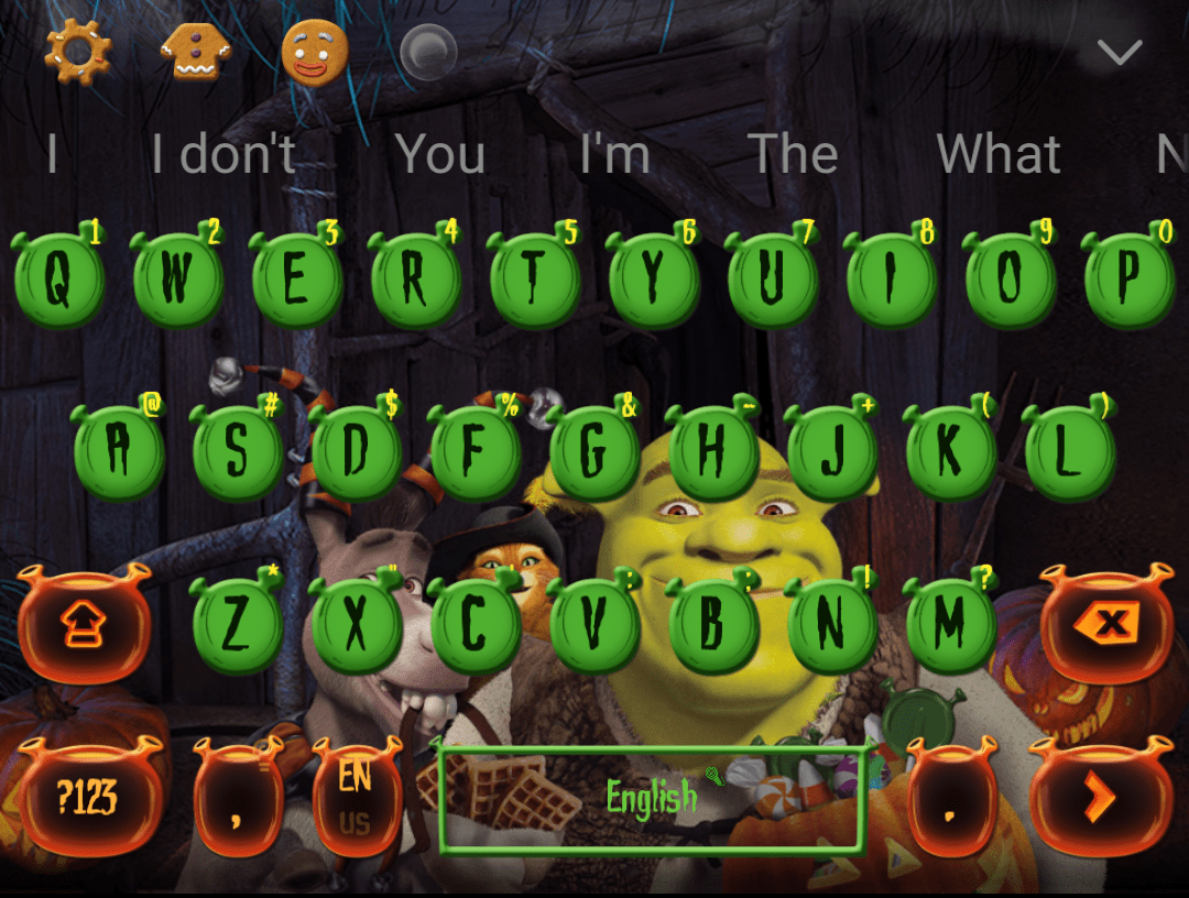 Found this Shrek keyboard on Google play r/Shrek