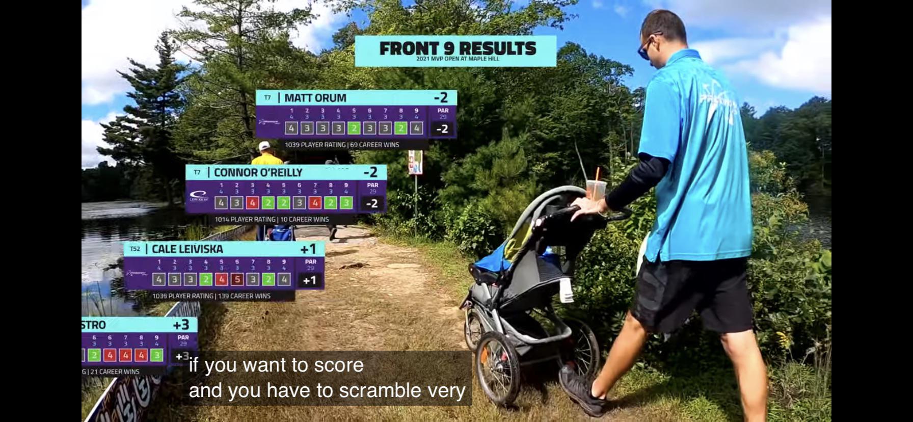 Gotta hand it to Matt Orum for sticking with the baby stroller disc