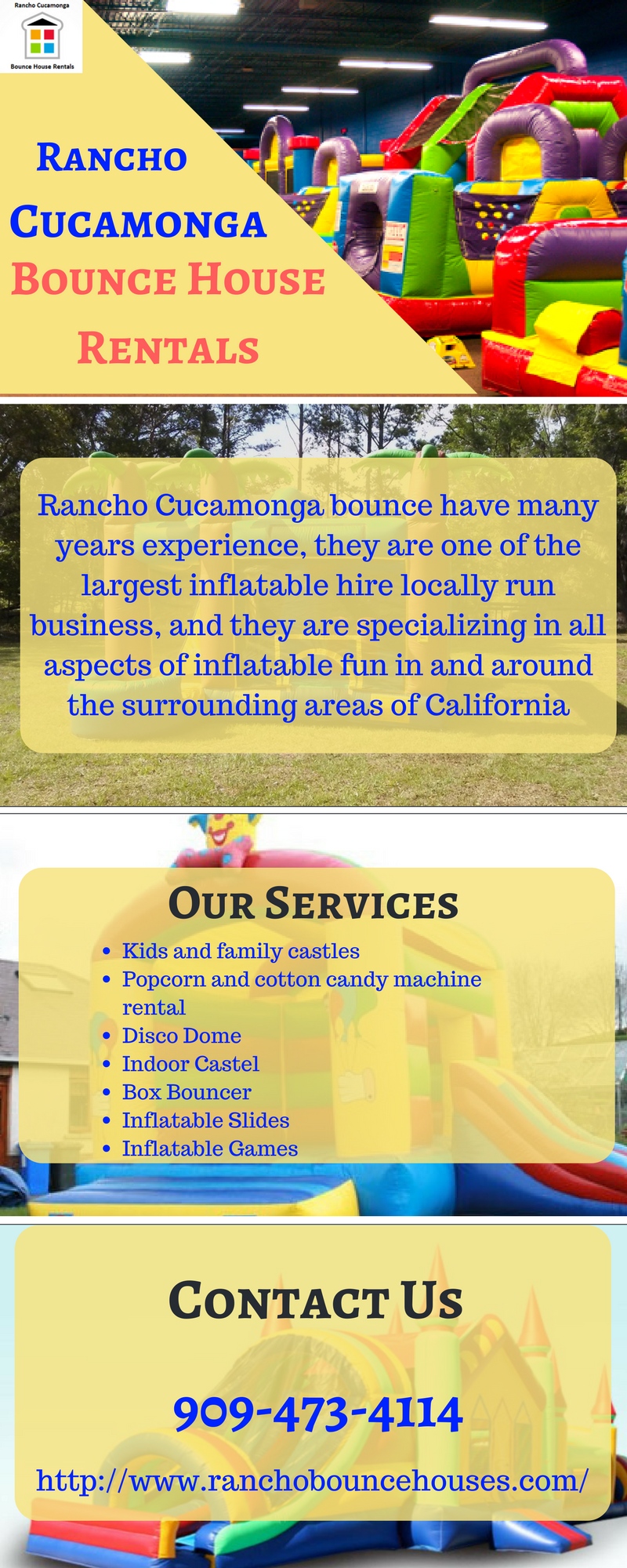 Unbeatable Rancho Cucamonga Bounce House Rentals Services r/Infographics