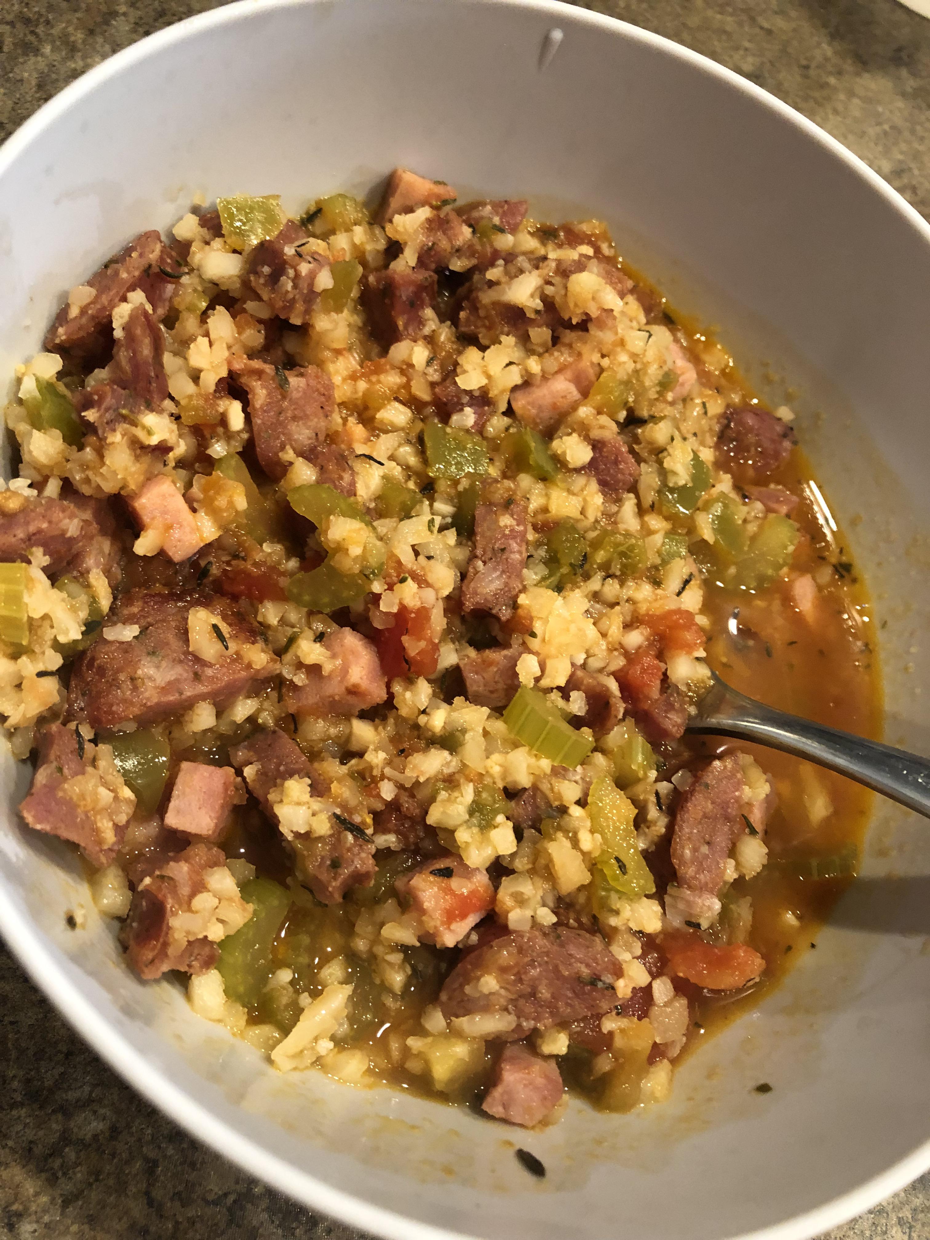 Cauliflower jambalaya r/ketorecipes
