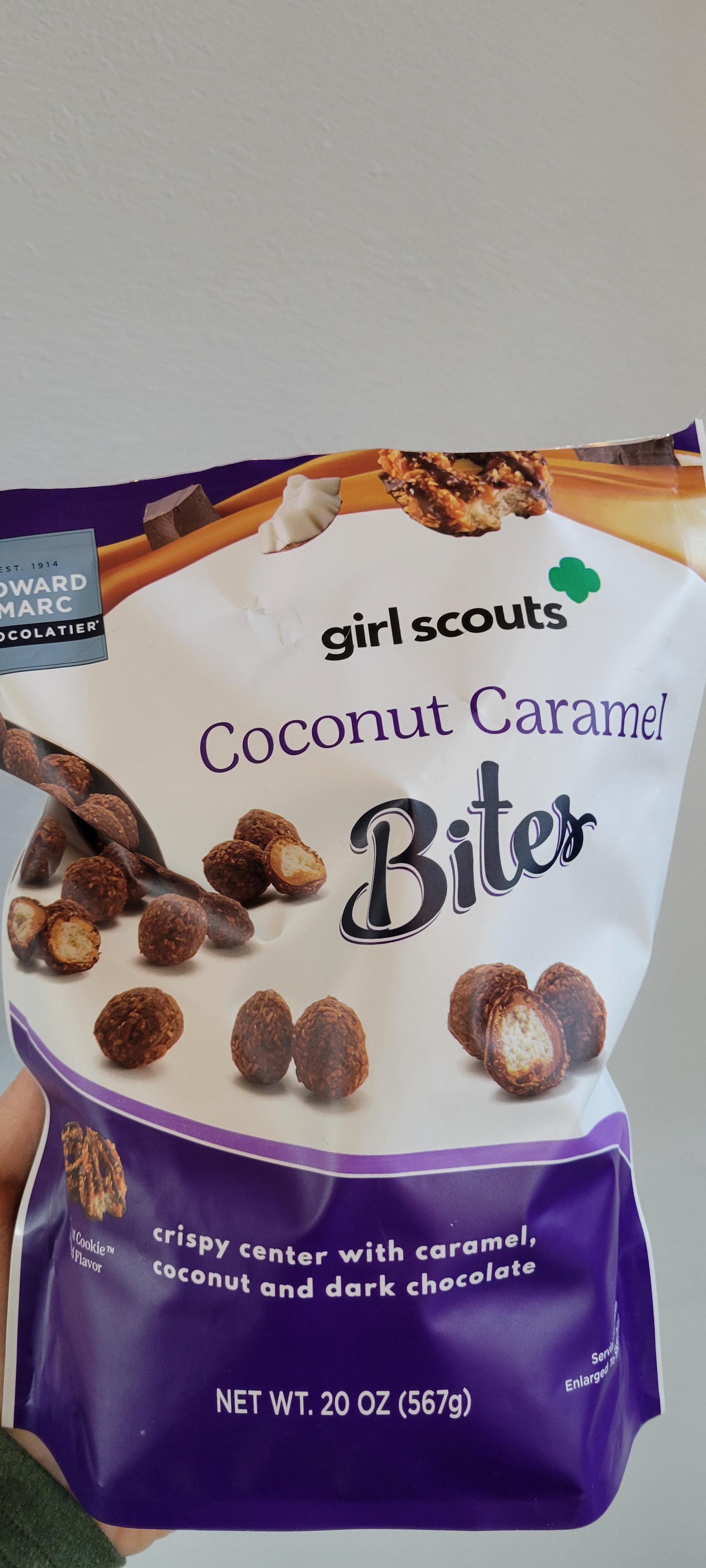 Girl Scout Coconut Caramel Bites Better than actual Samoas? r/Costco