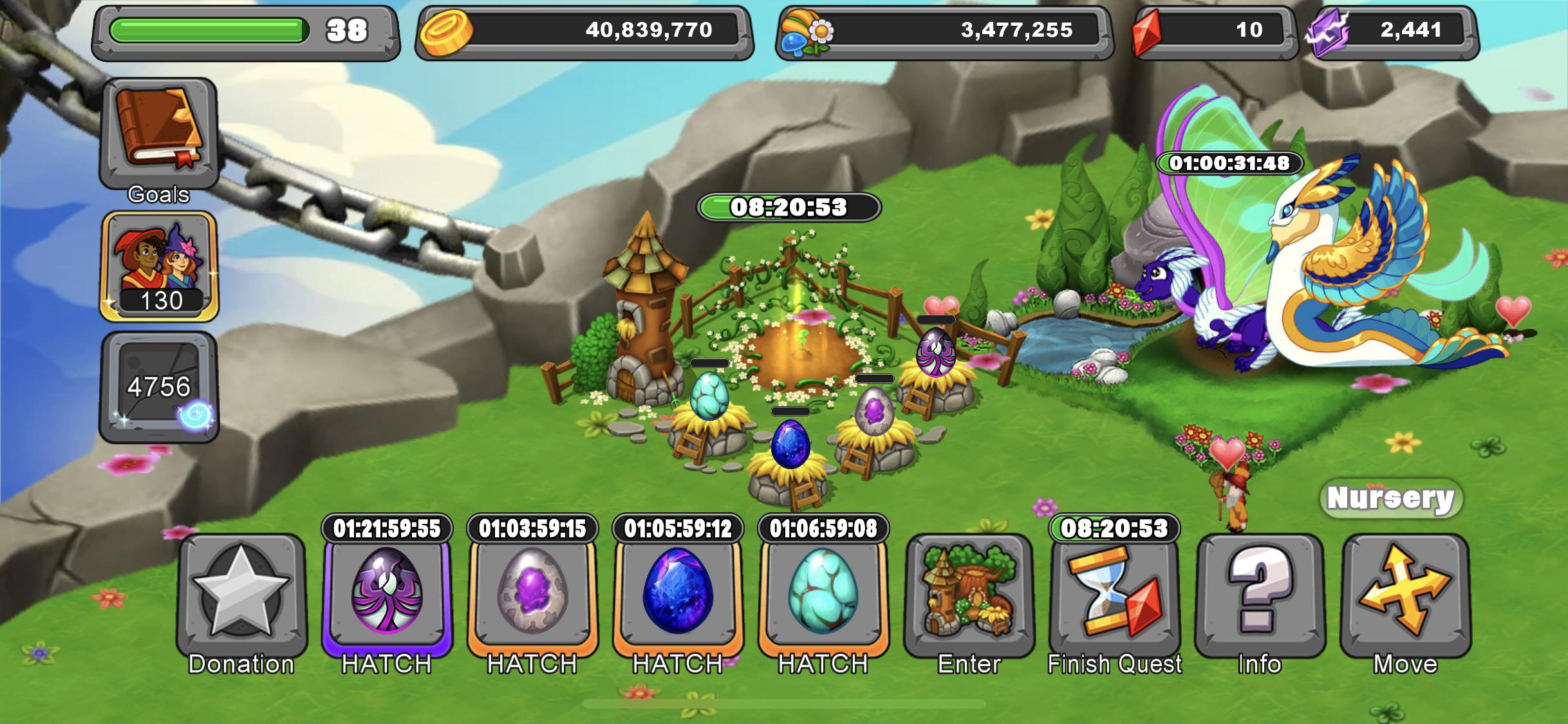 Epic nursery r/dragonvale