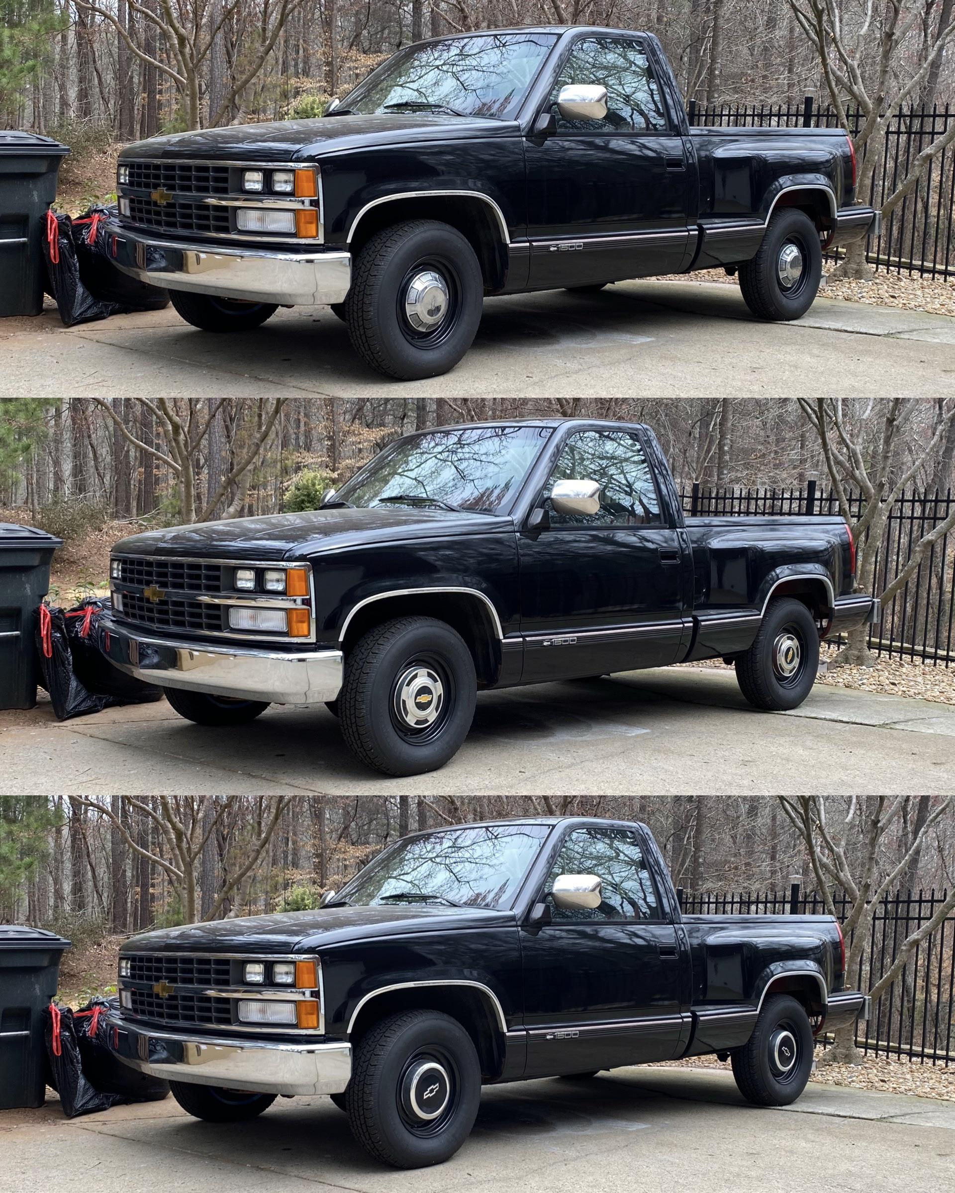 Trying on some different dog dish caps r/Trucks