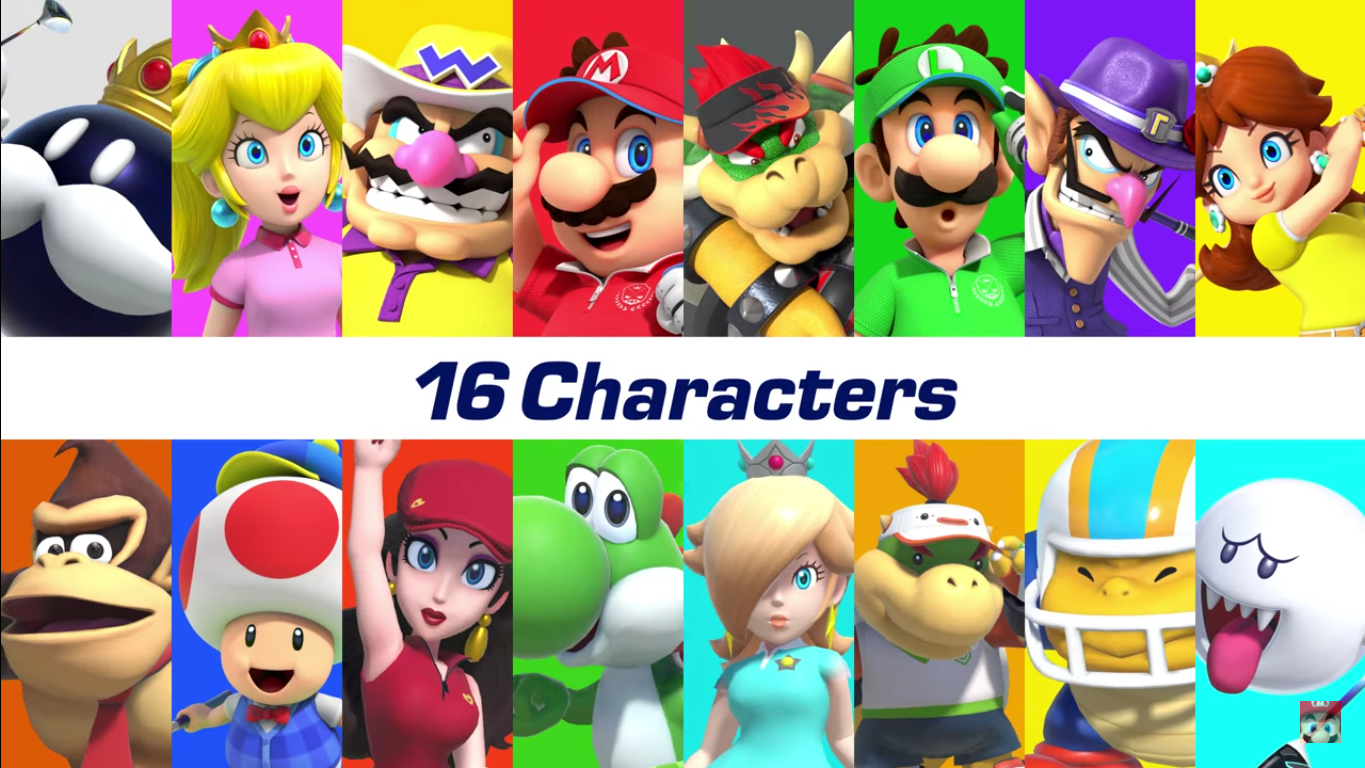 Every revealed character in Mario Golf Super Rush r/Mario