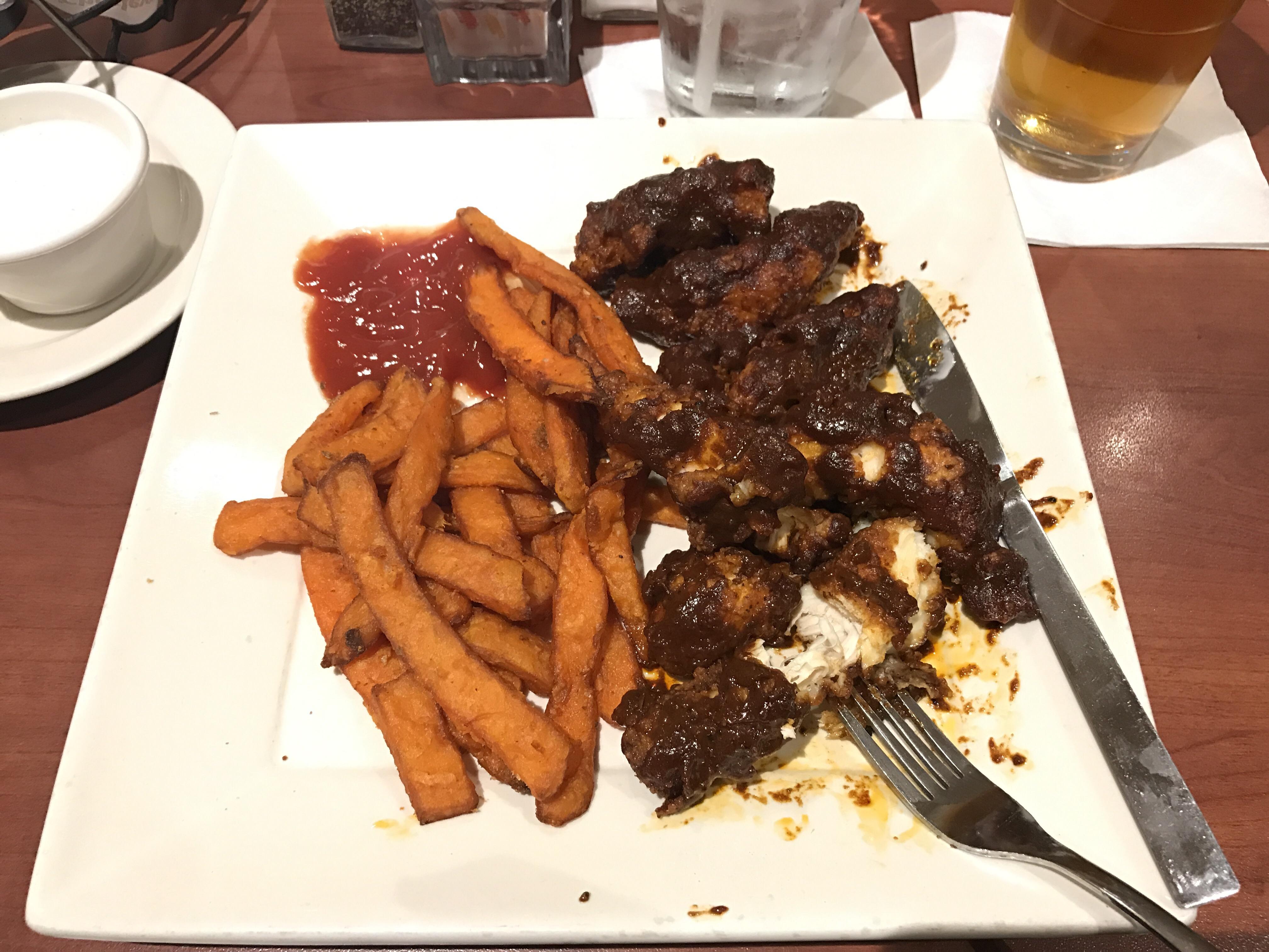 "Nashville Hot" Chicken Tenders from the O'Charley's in the Nashville