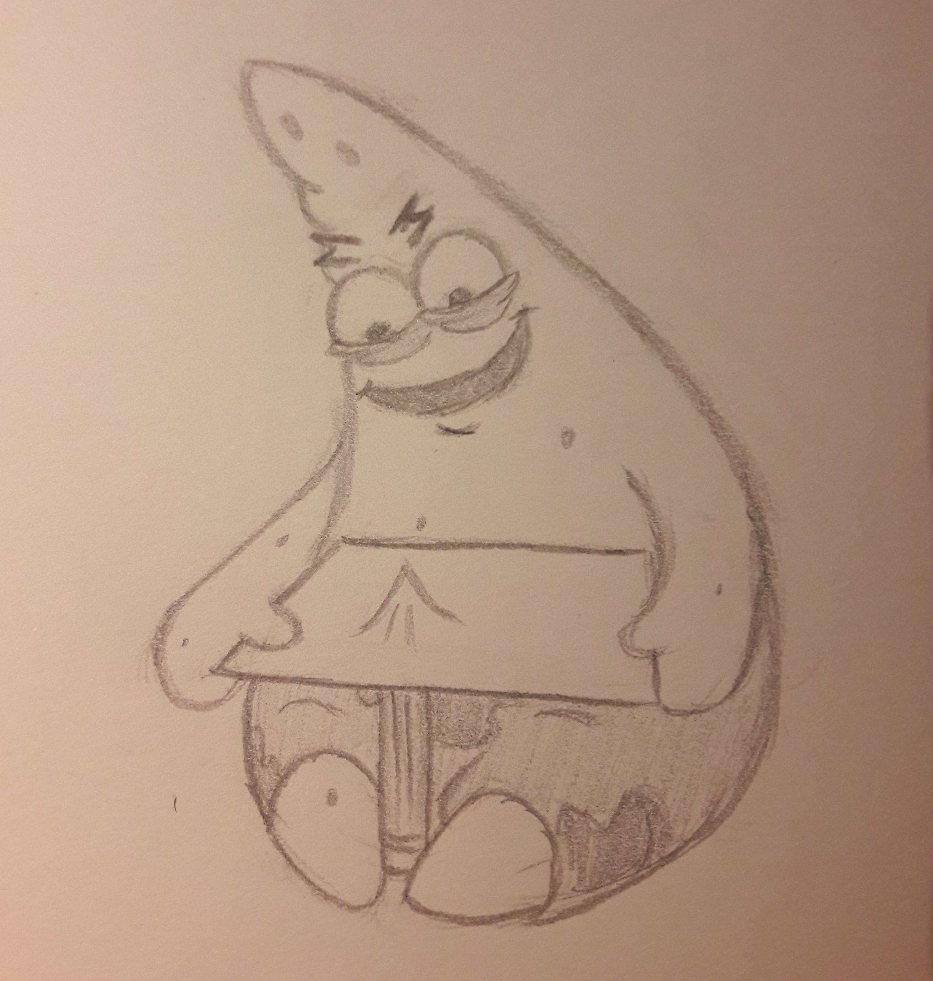 When you don't know what to draw but remember that new meme r