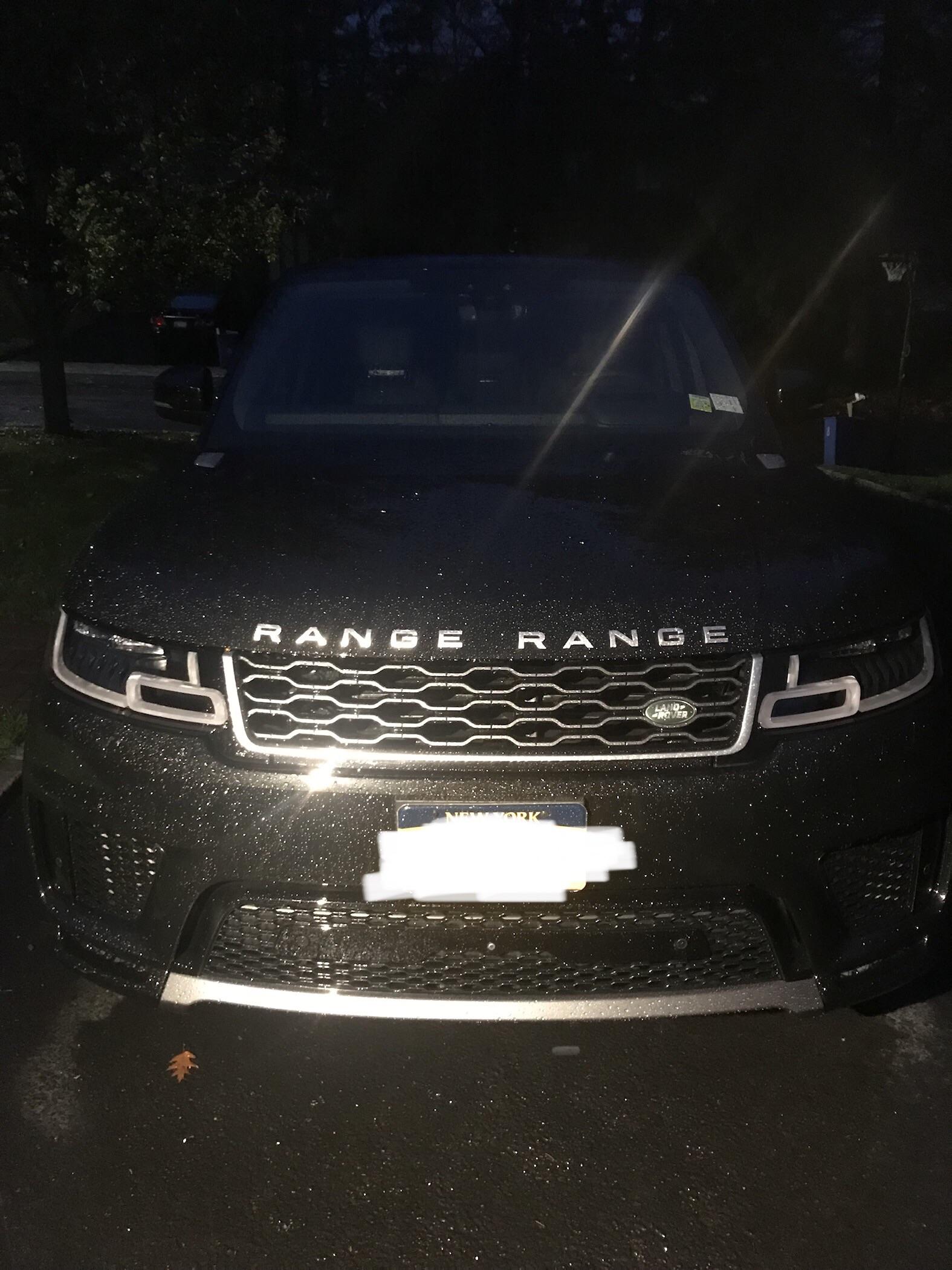 Range Rover? Notice anything funny about our new car? r