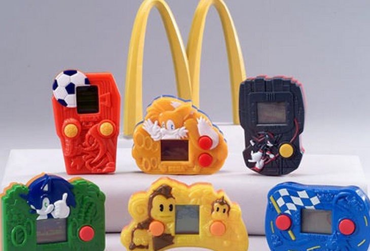 These Sonic the Hedgehog/Sega Happy Meal toys! nostalgia