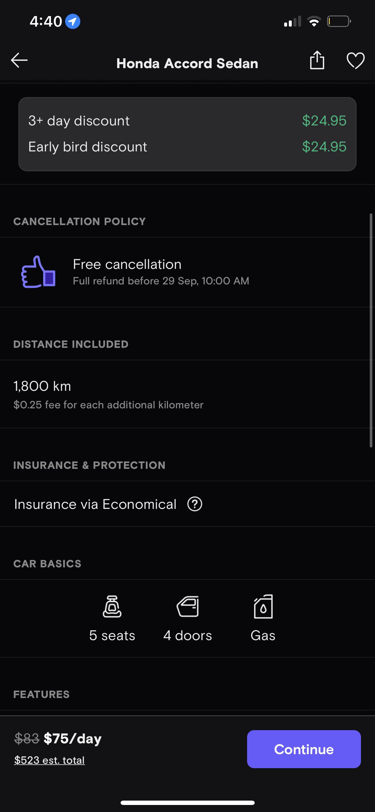 Hi just a quick question is this distance included a per day limit or