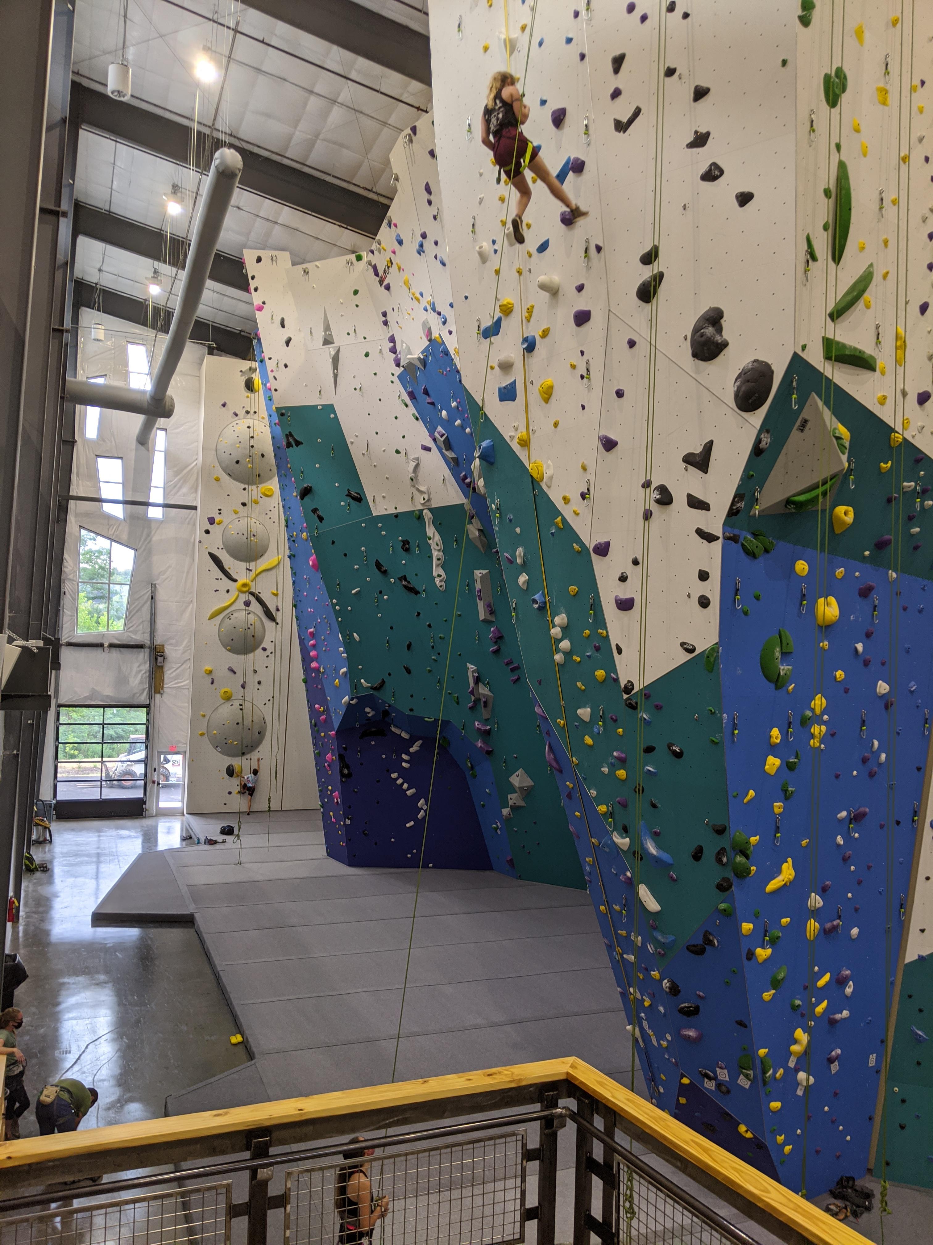 Gritstone Climbing and Fitness, WV. Finally open after much