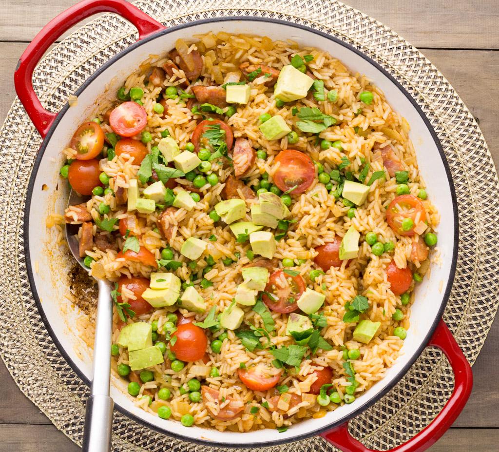 Paprika Chorizo Rice & Avocado r/recipes