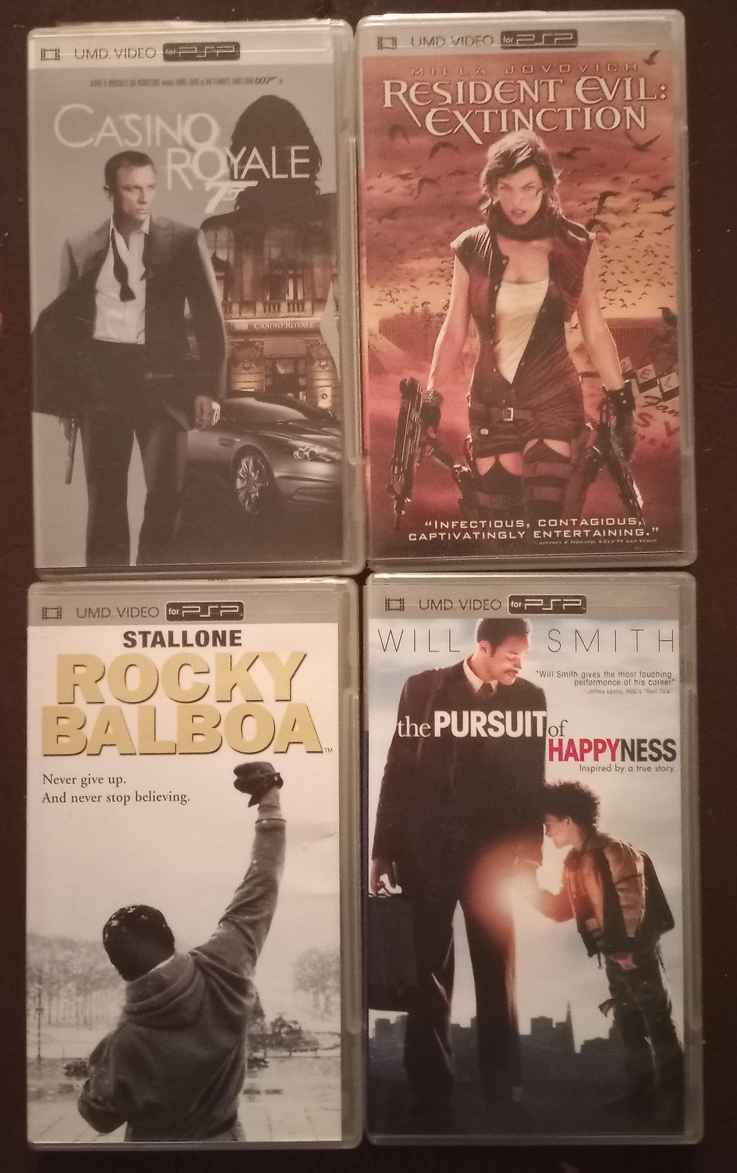 random PSP movies lol. I should find more of these r/PSP