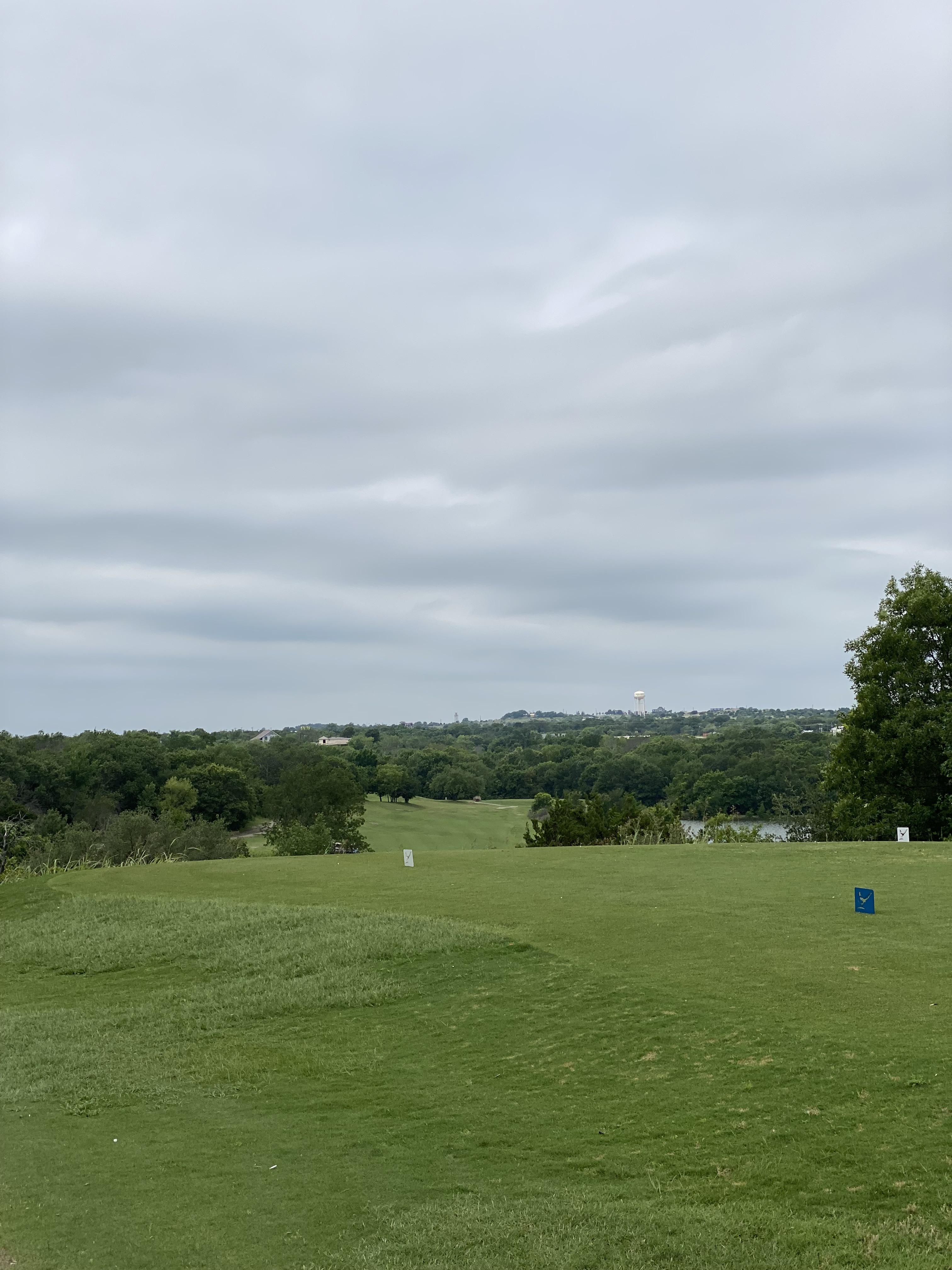 Cross Timbers in Azle, Tx. 3 Tee Box looking over 18 Fairway. Awesome