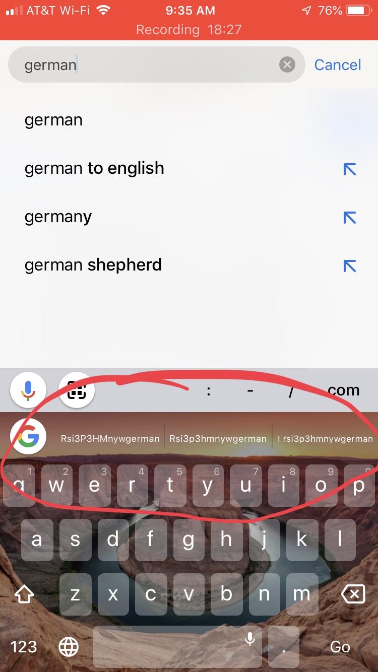 My keyboard is has been acting weird for a while, auto correct doesn't work anymore, it's a mess