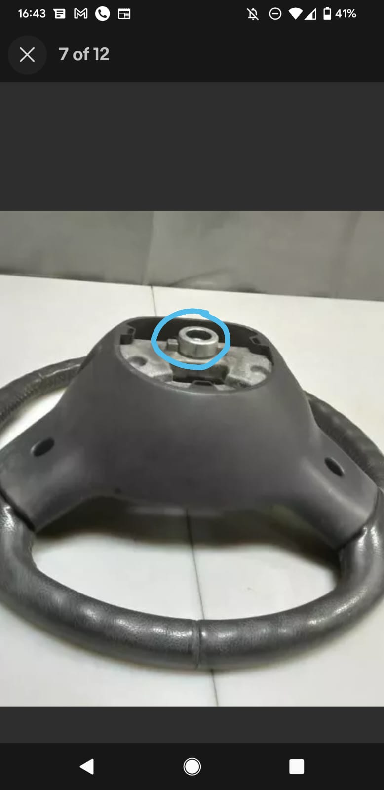 What would you do if your steering wheel was on so tight that it broke