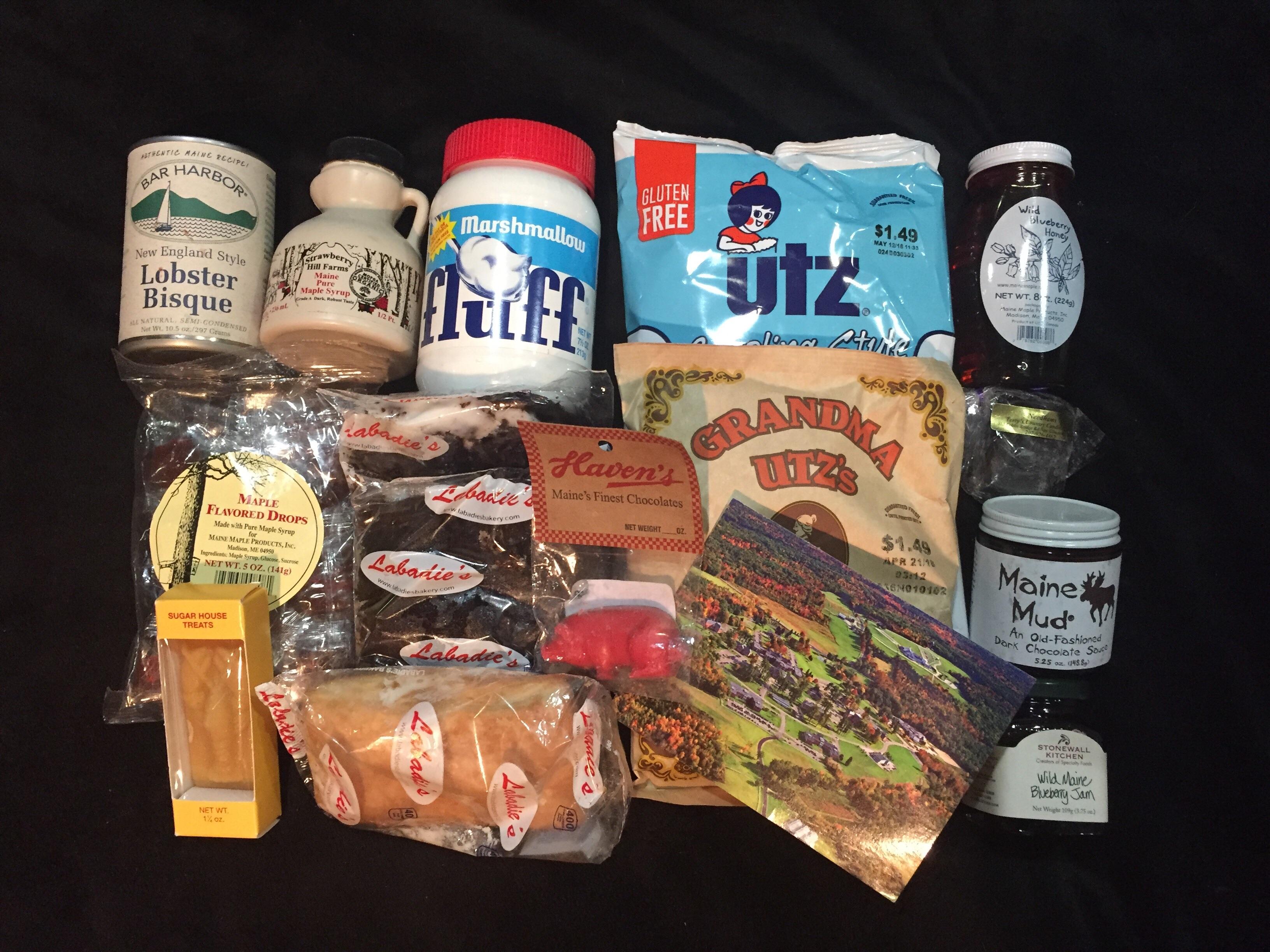 Awesome Maine haul from u/cora17! r/snackexchange