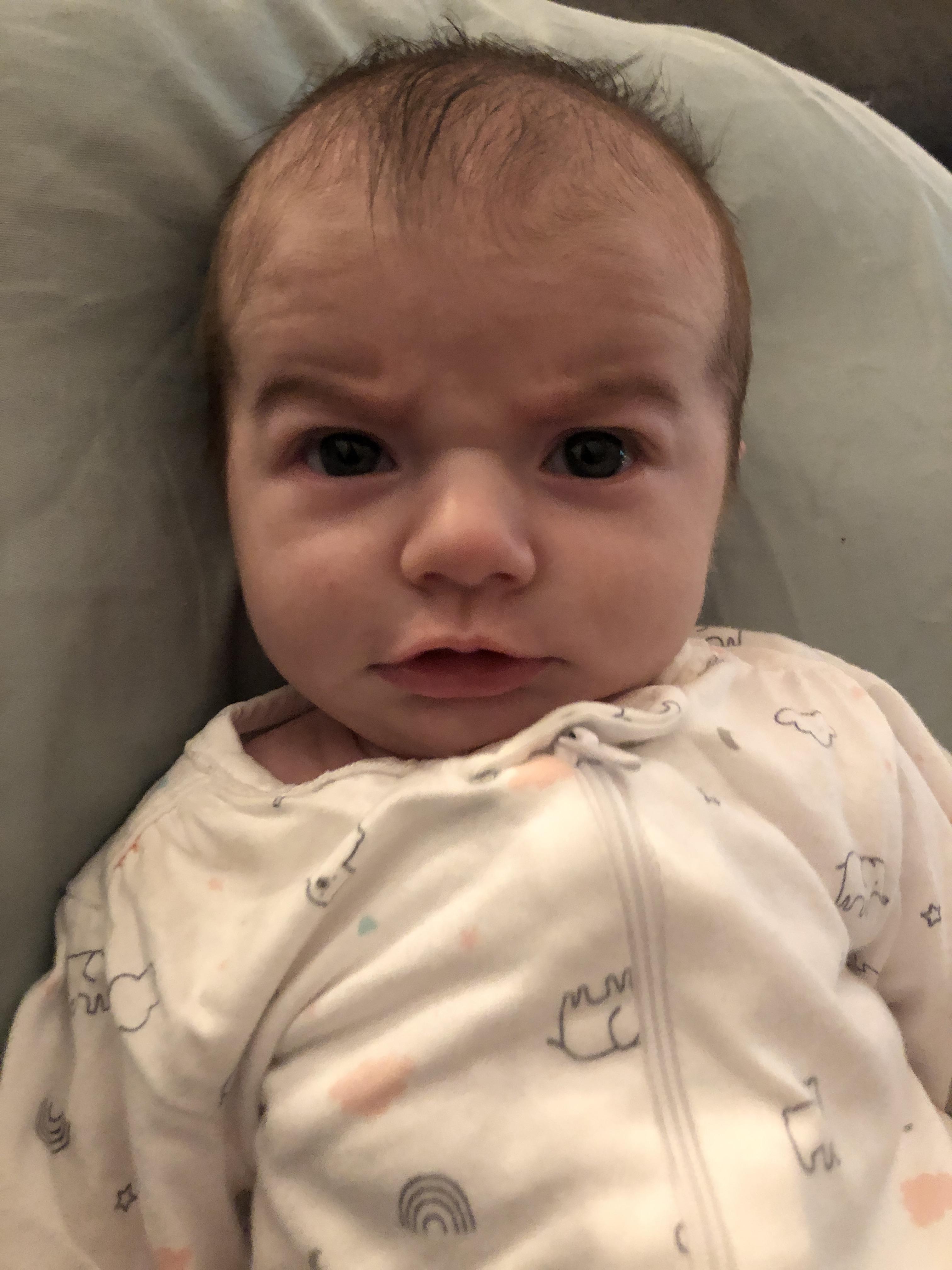 Sassy 7 week old 😂💕 r/babies