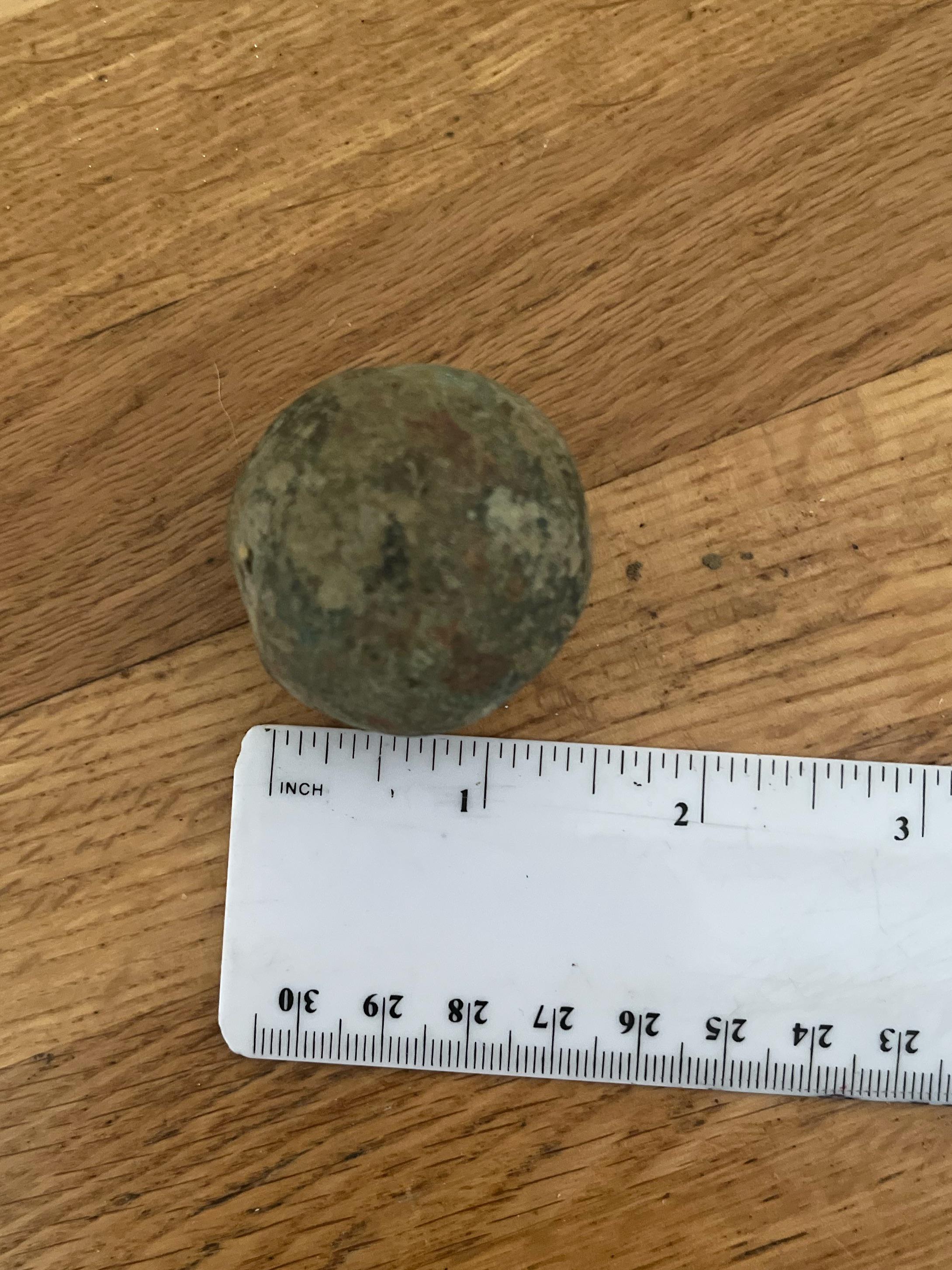 Does anyone know what this is? I’m thinking it’s a canister shot but I