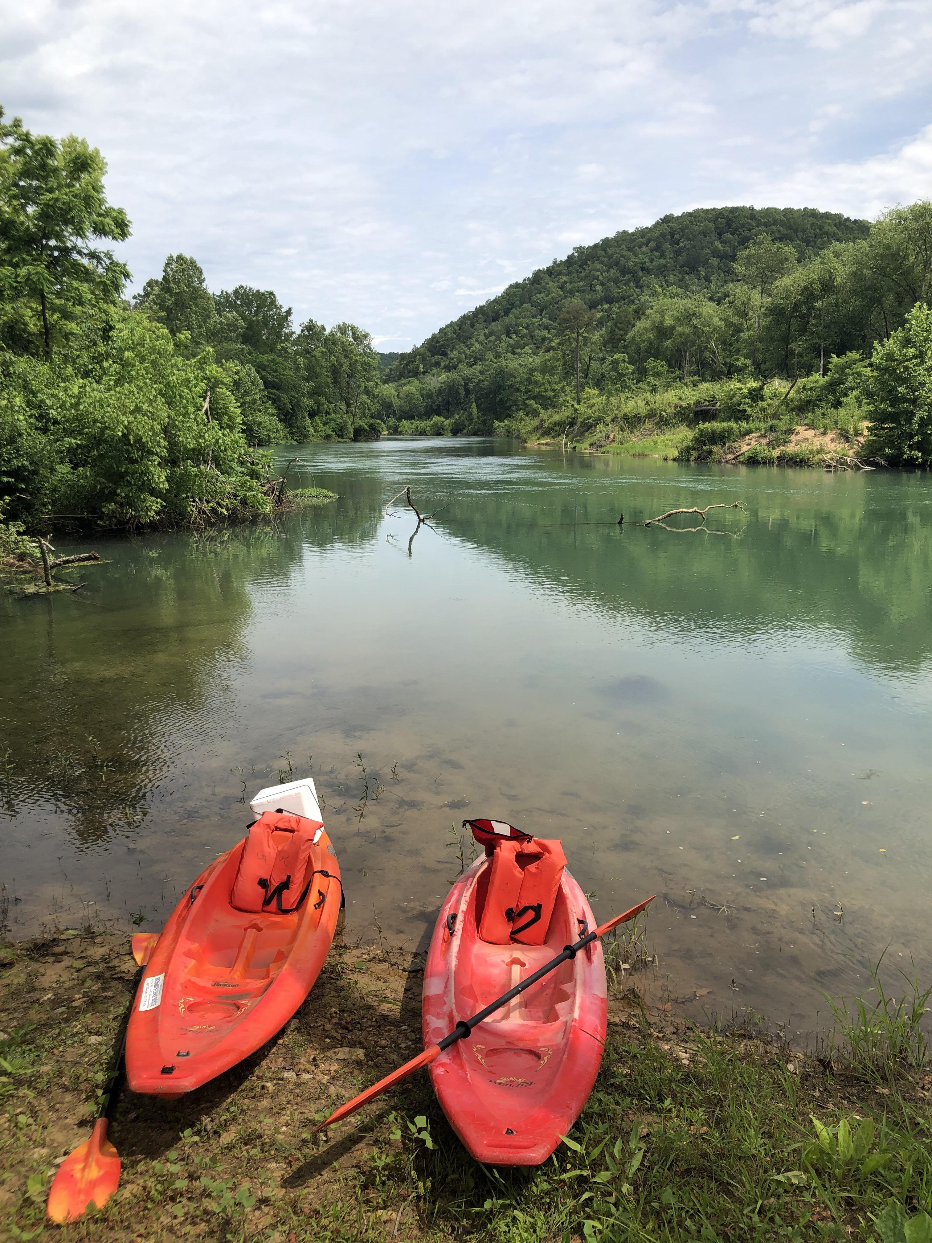 Just us and some wilderness Eleven Point River, MO r/Kayaking