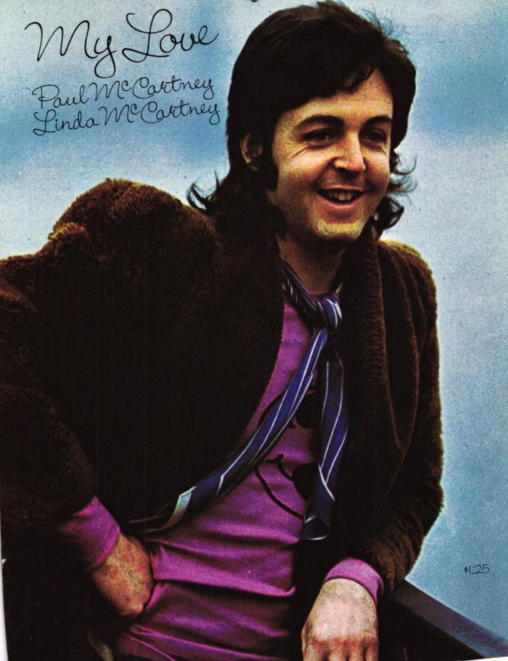 Paul McCartney on the sheet music for “My Love” r/beatles