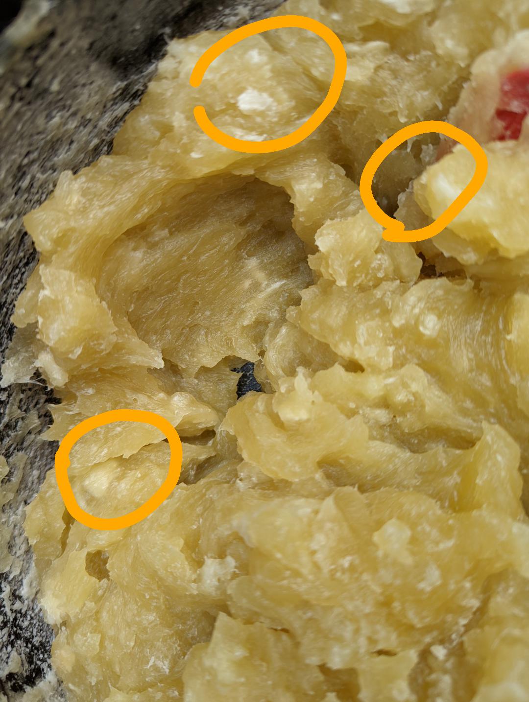 HP what are these white chunks and how do I get rid of them? r/soapmaking