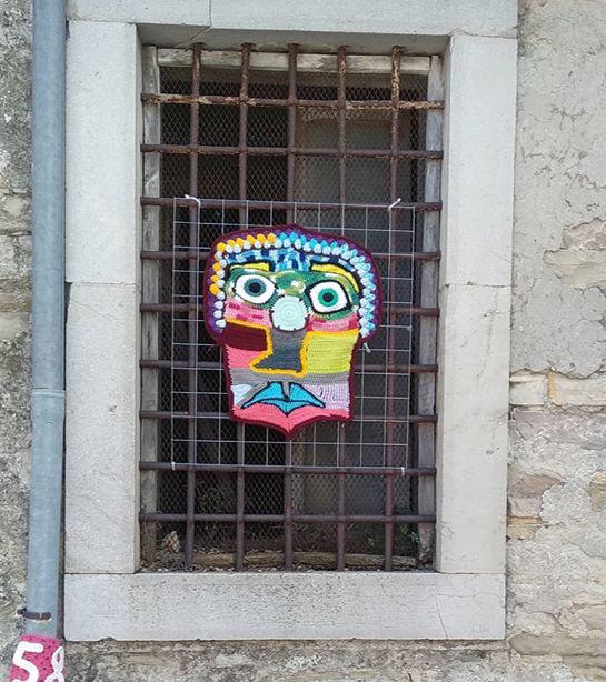 My contribution to Yarn Bombing Day in Trivento, Italy 🇮🇹 r/crochet