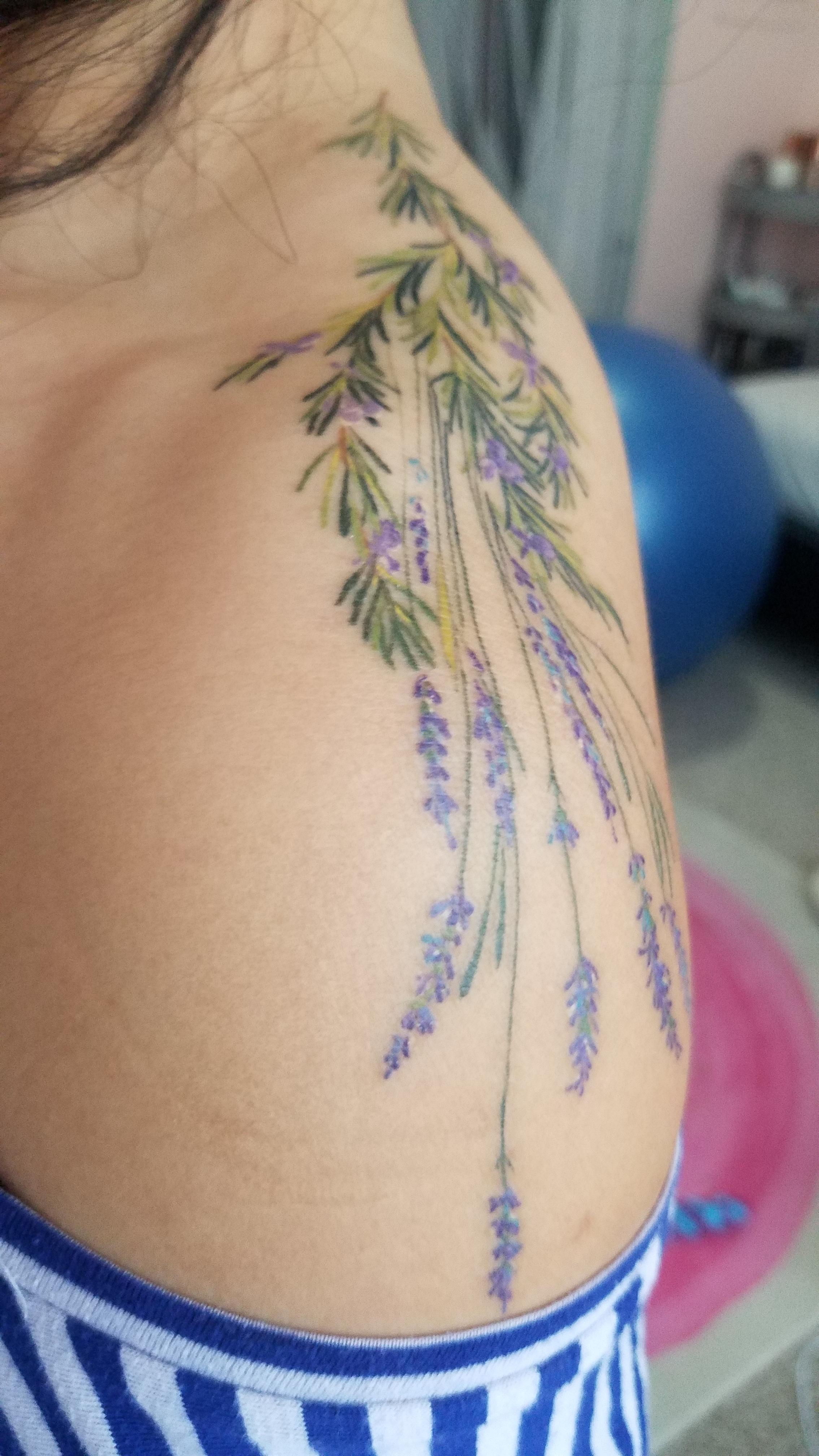 Rosemary Flower Tattoo