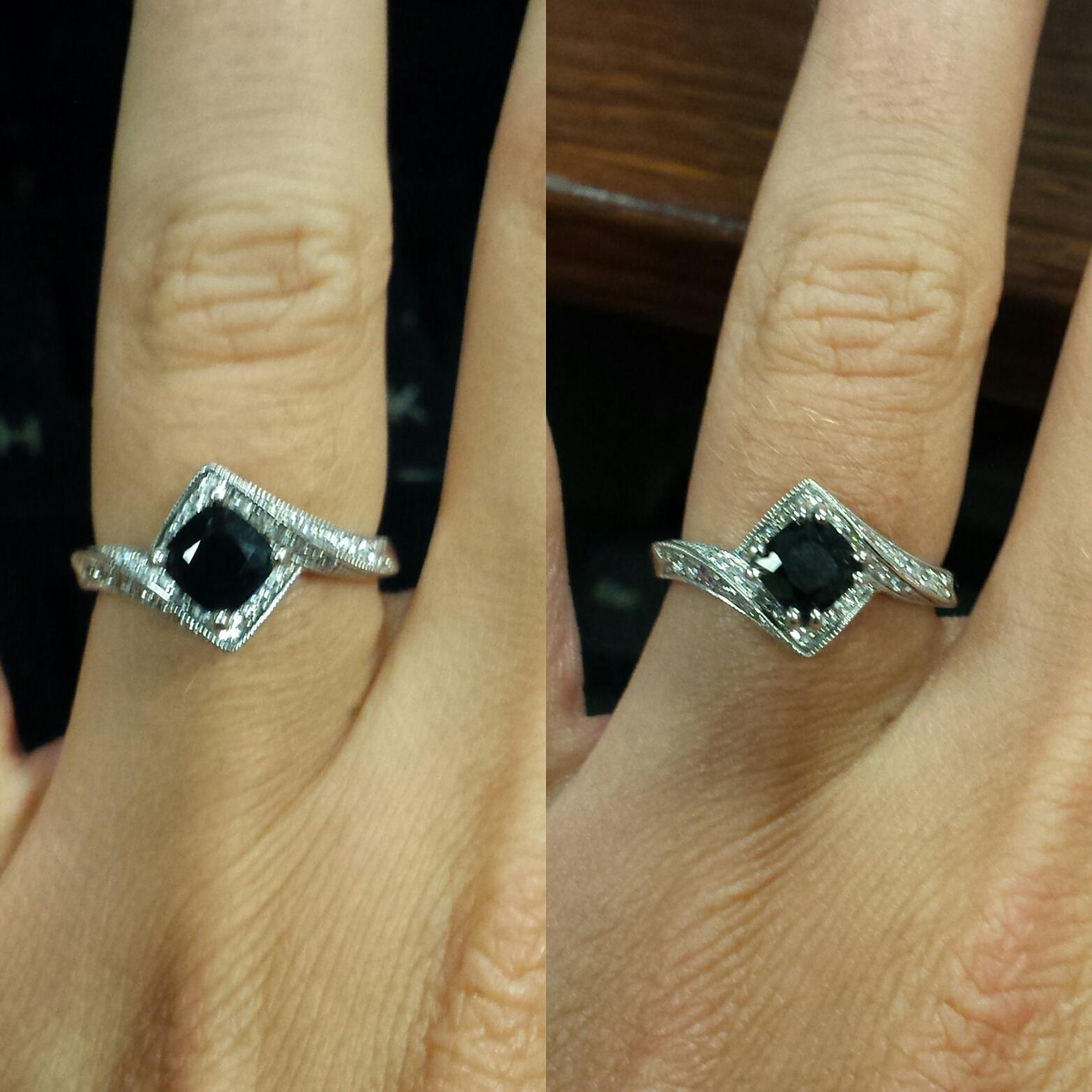 Ring disappointment update great news changing the prongs on a ring