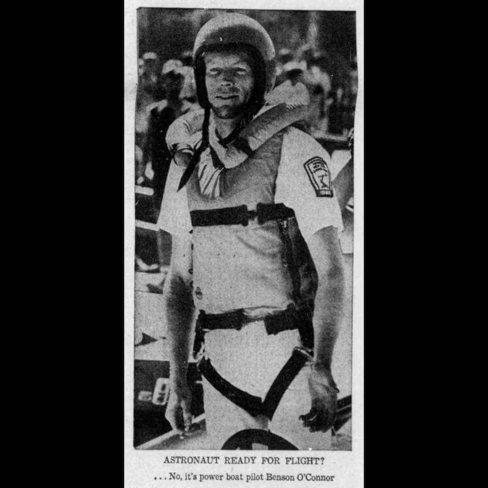 My grandfather when he won the Nyack power Regatta outboard speedboat