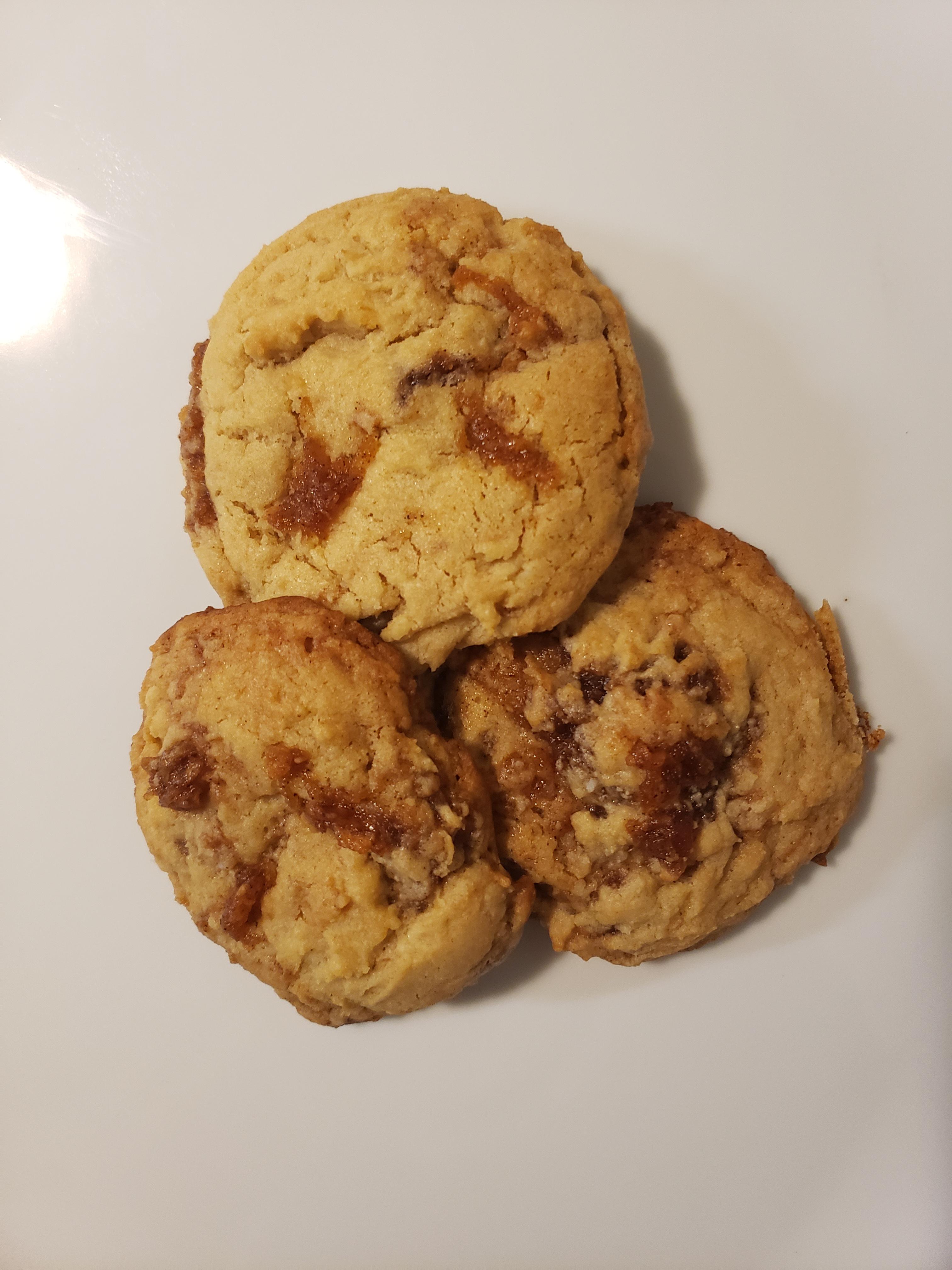Salted Caramel Apple Cookies from the BA website r/bon_appetit