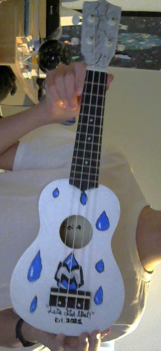 Moist Esportsthemed ukulele paint job r/Cr1TiKaL