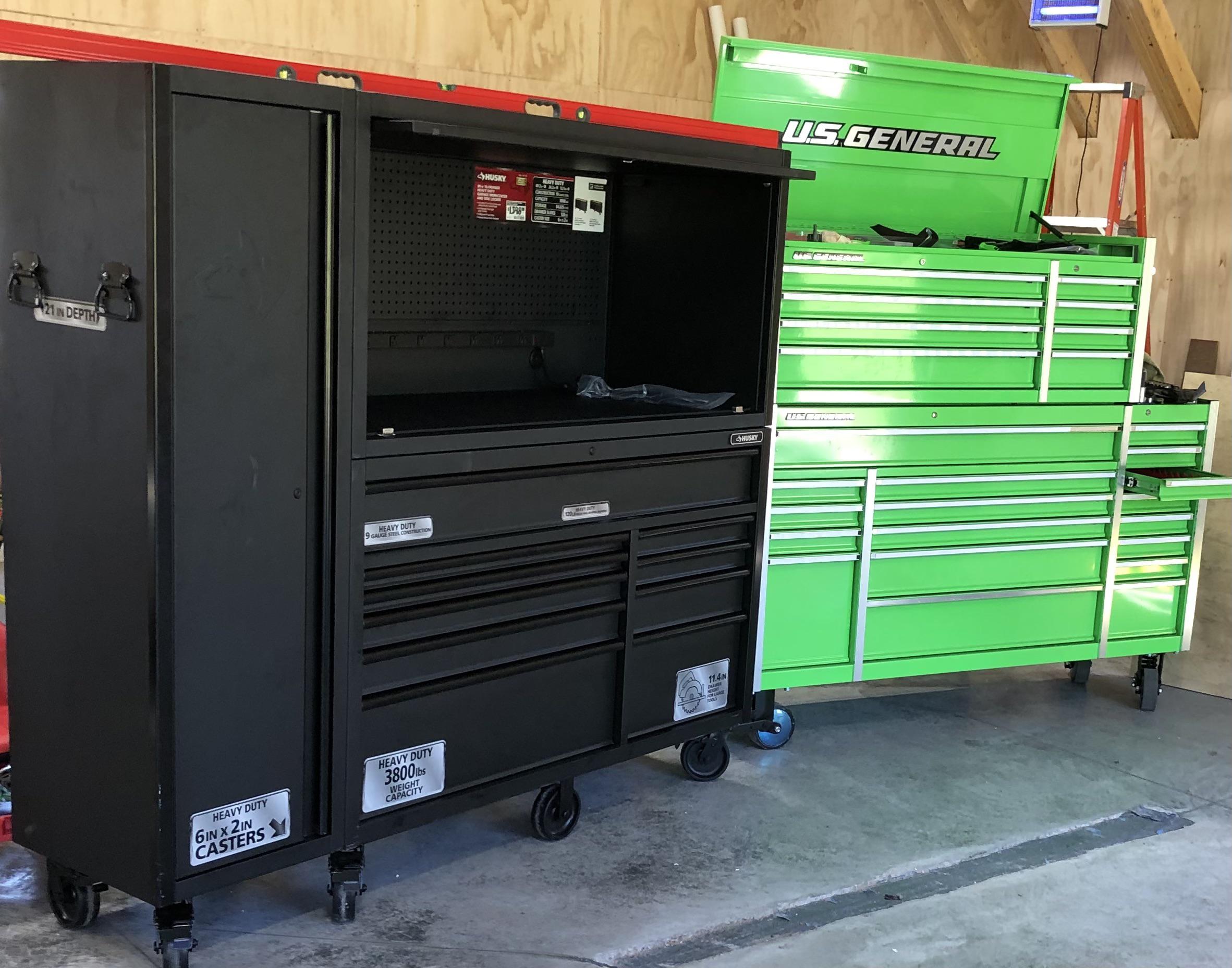 New box day. Bought the husky because the us general is running over