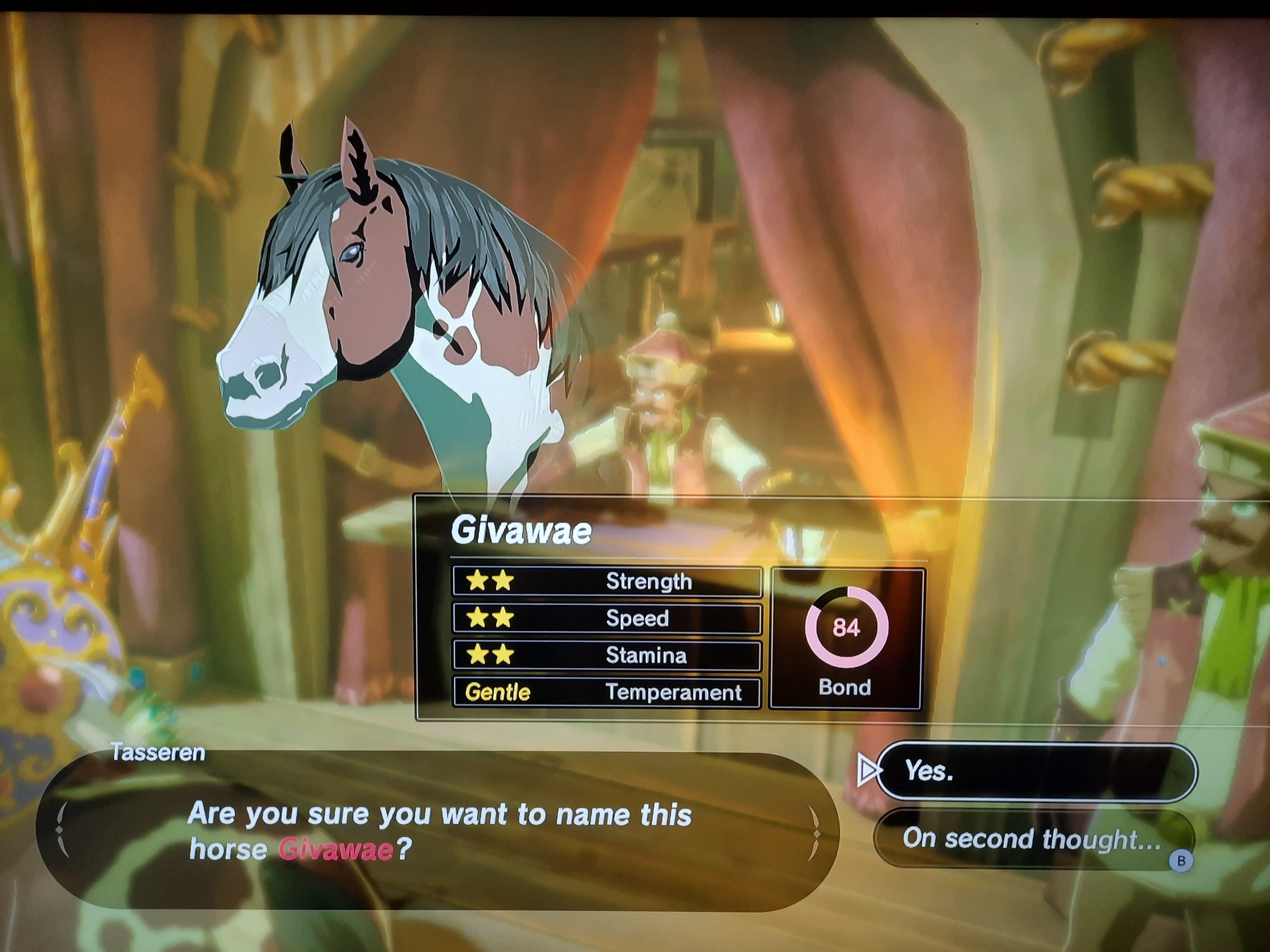 Completing the "Good Sized Horse" side quest, thought a name like this
