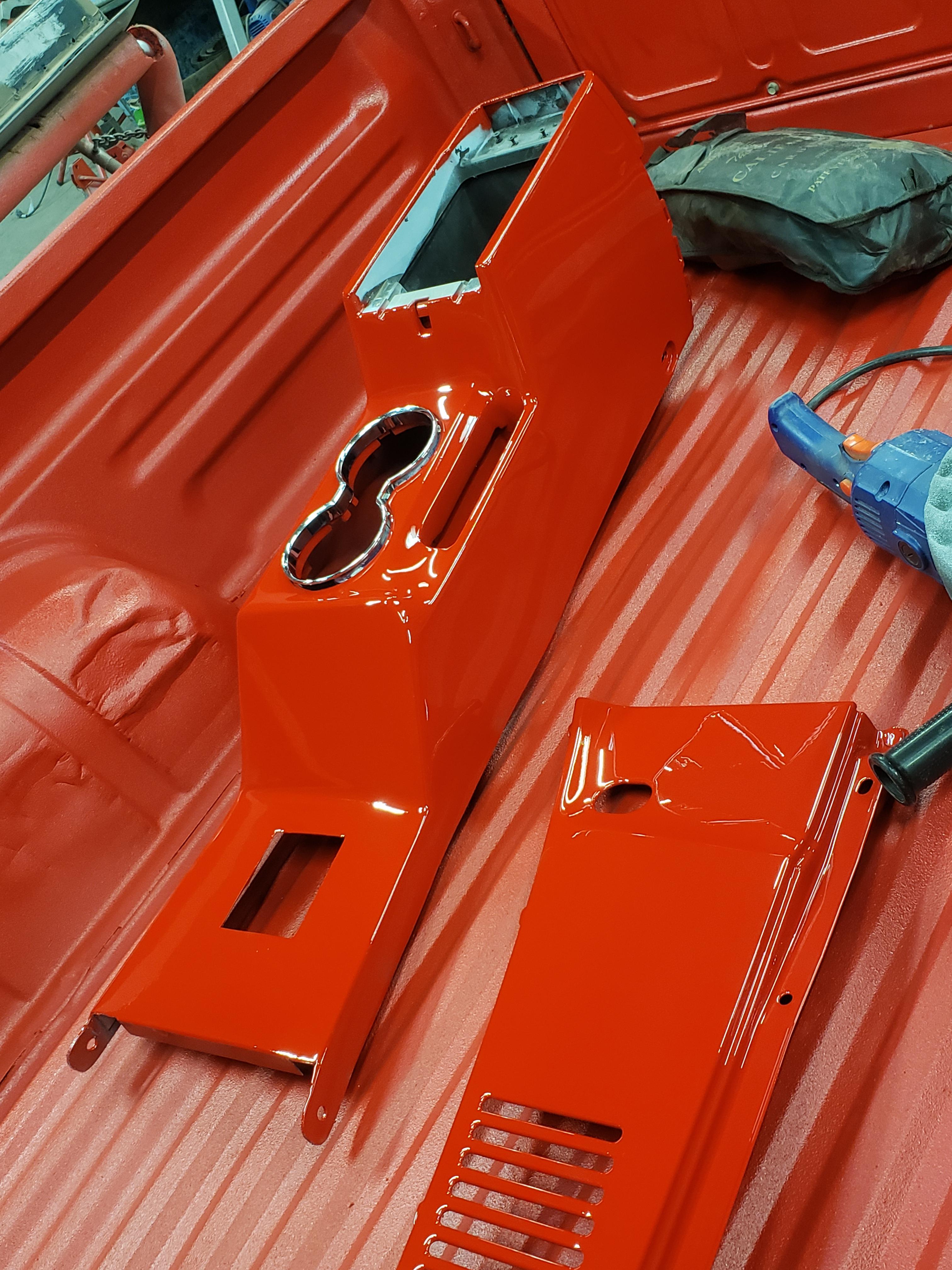 Finished my custom center console for my mazda b2200 almost finished