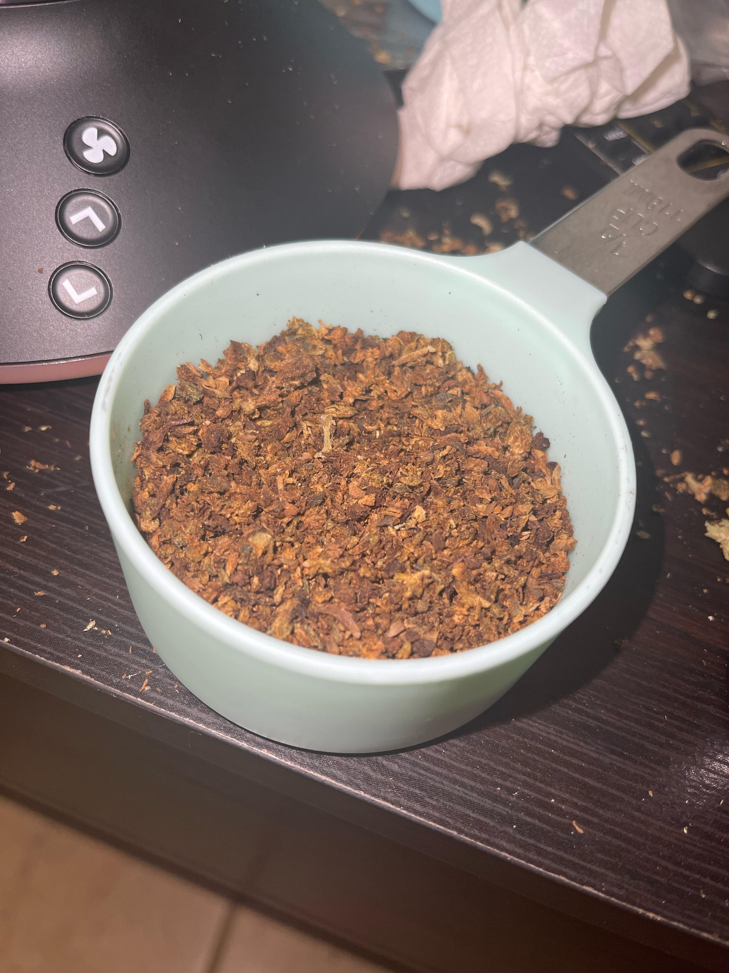 Newbie Question How much ABV to make edibles? Also, does this look severely undervaped? r
