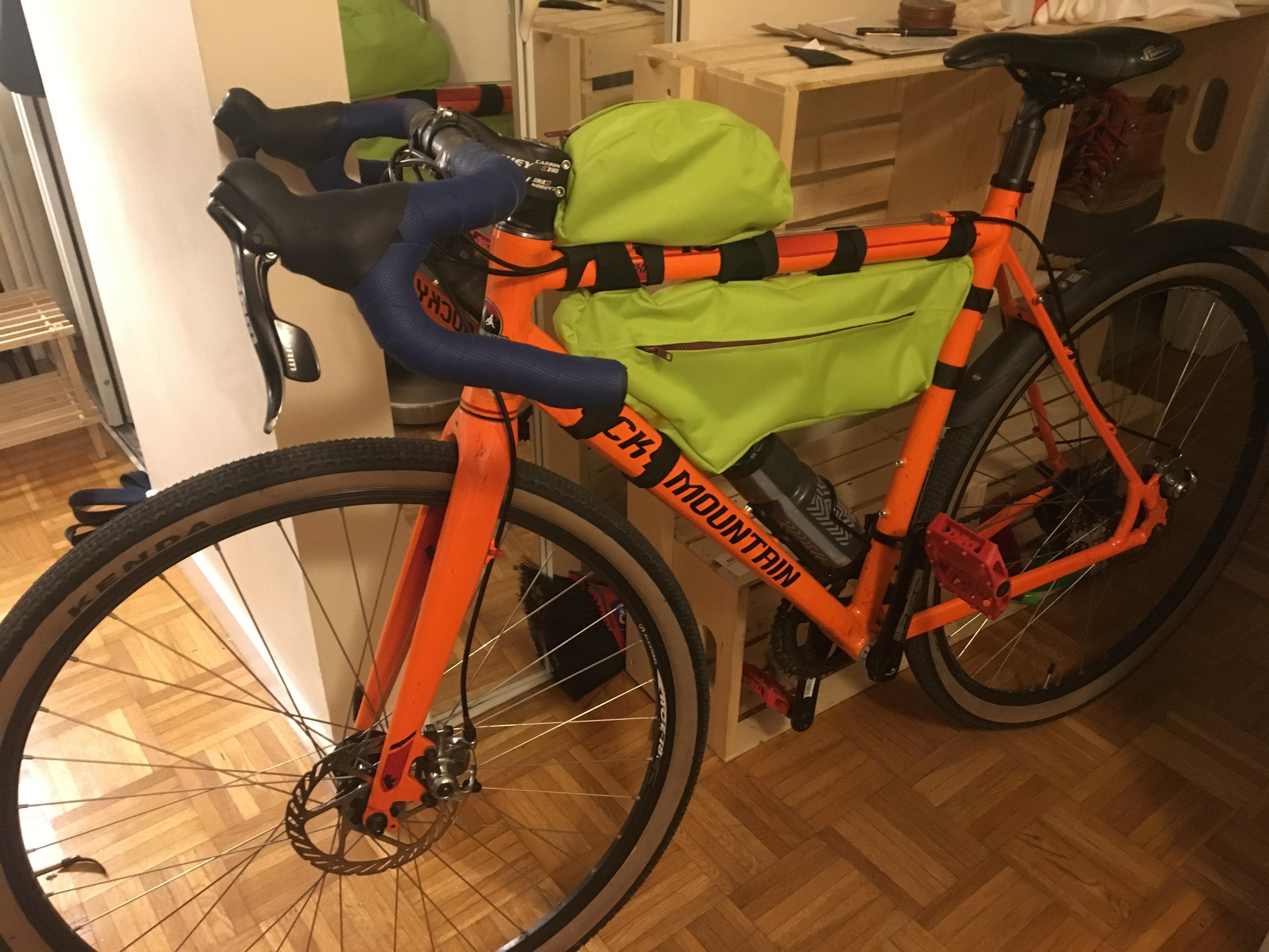 DIY frame bags for the Rocky. r/bikepacking