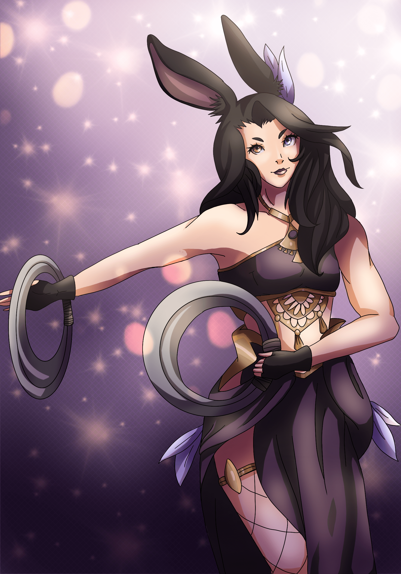 Showtime Viera Dancer Fan Art ffxiv