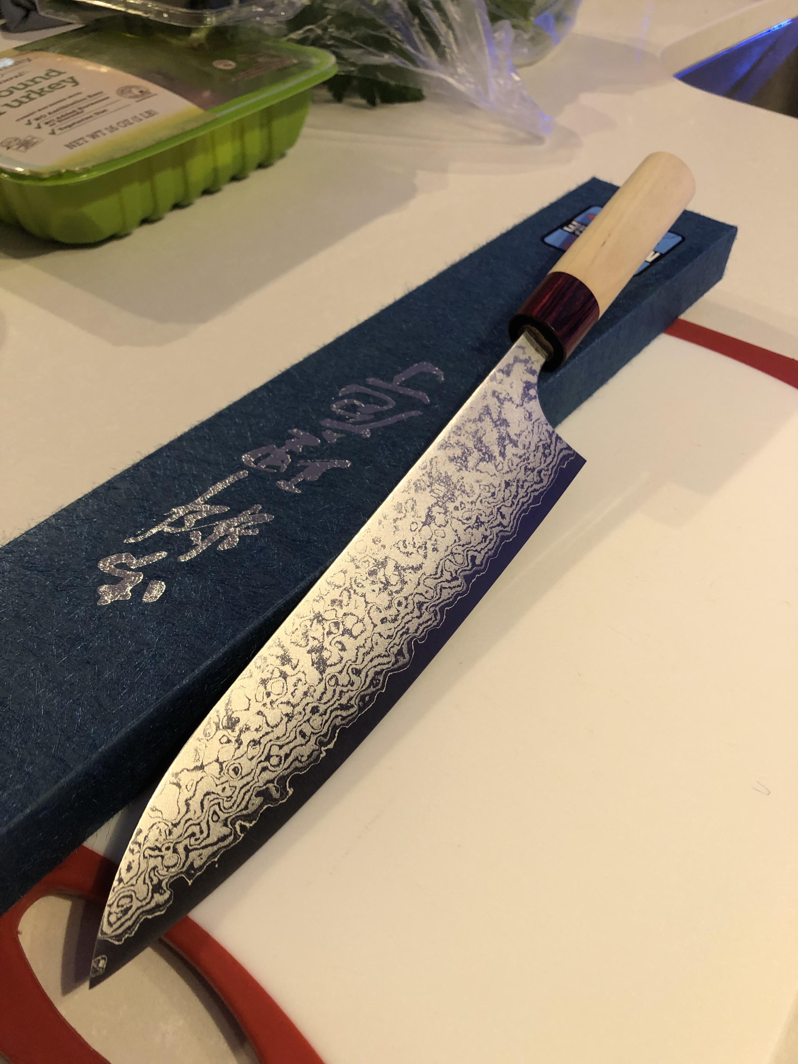 First real knife! 210mm Masakage Kiri Gyuto chefknives
