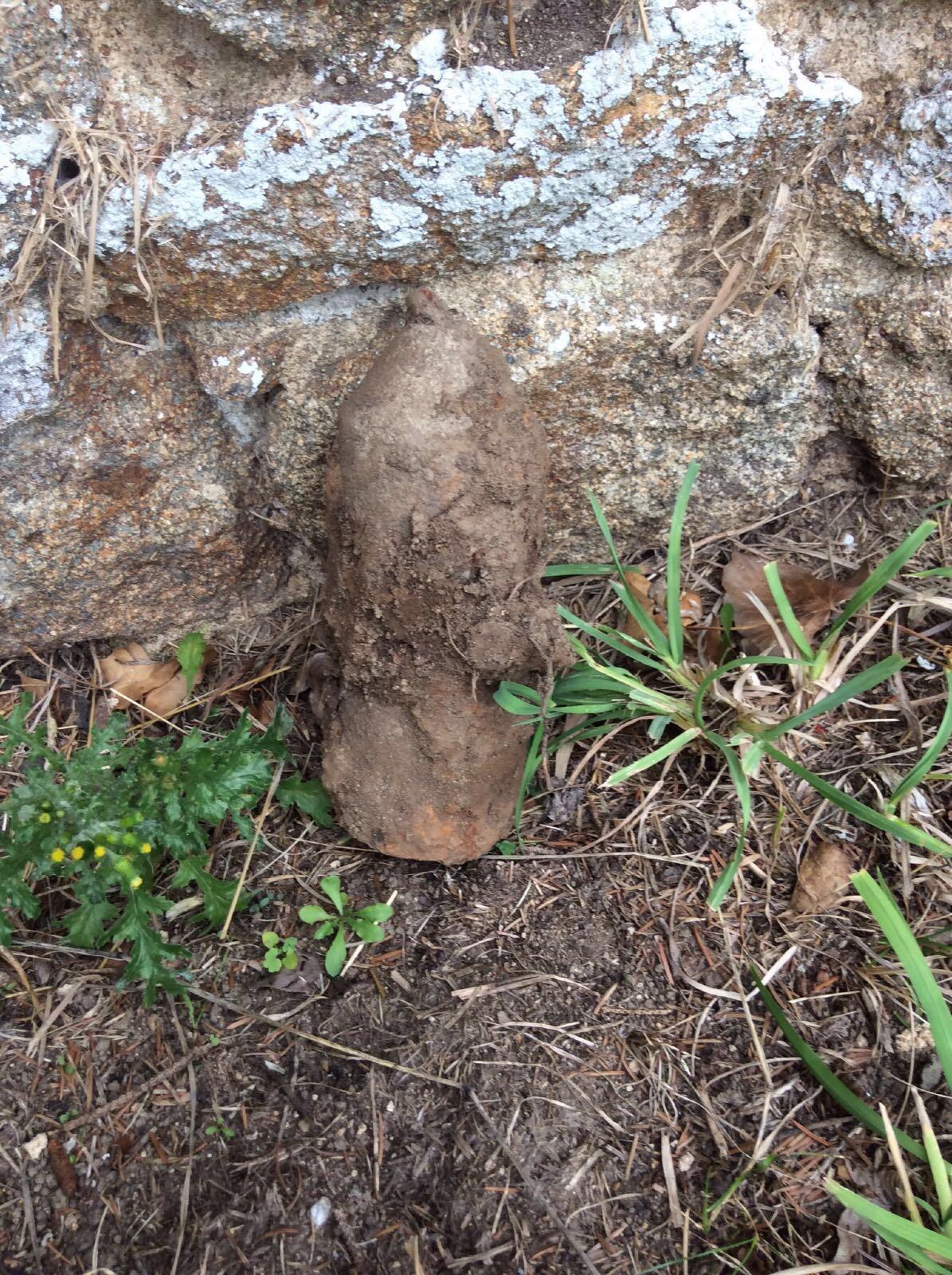 This thing my dad found in Normandy in his garden? A bomb