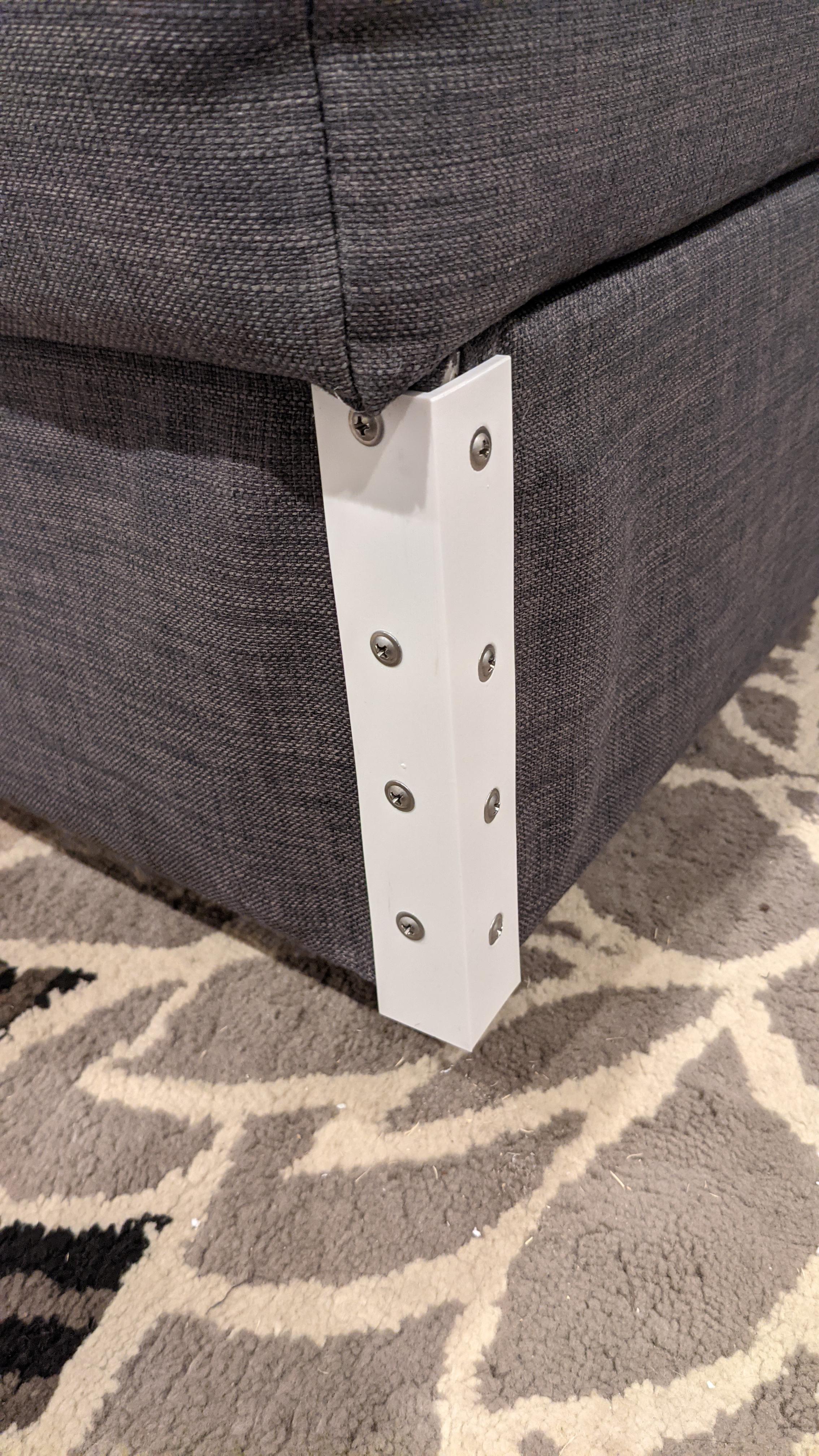 Couch corner protector from dog who likes to rip the covers underneath r/functionalprint