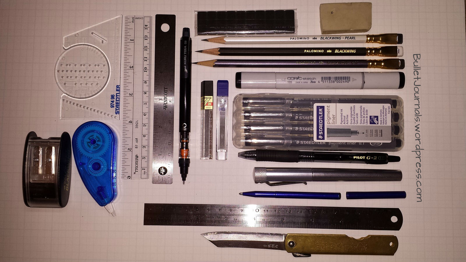 My Bullet Journal Tools M/42/Apr2017 r/bulletjournal