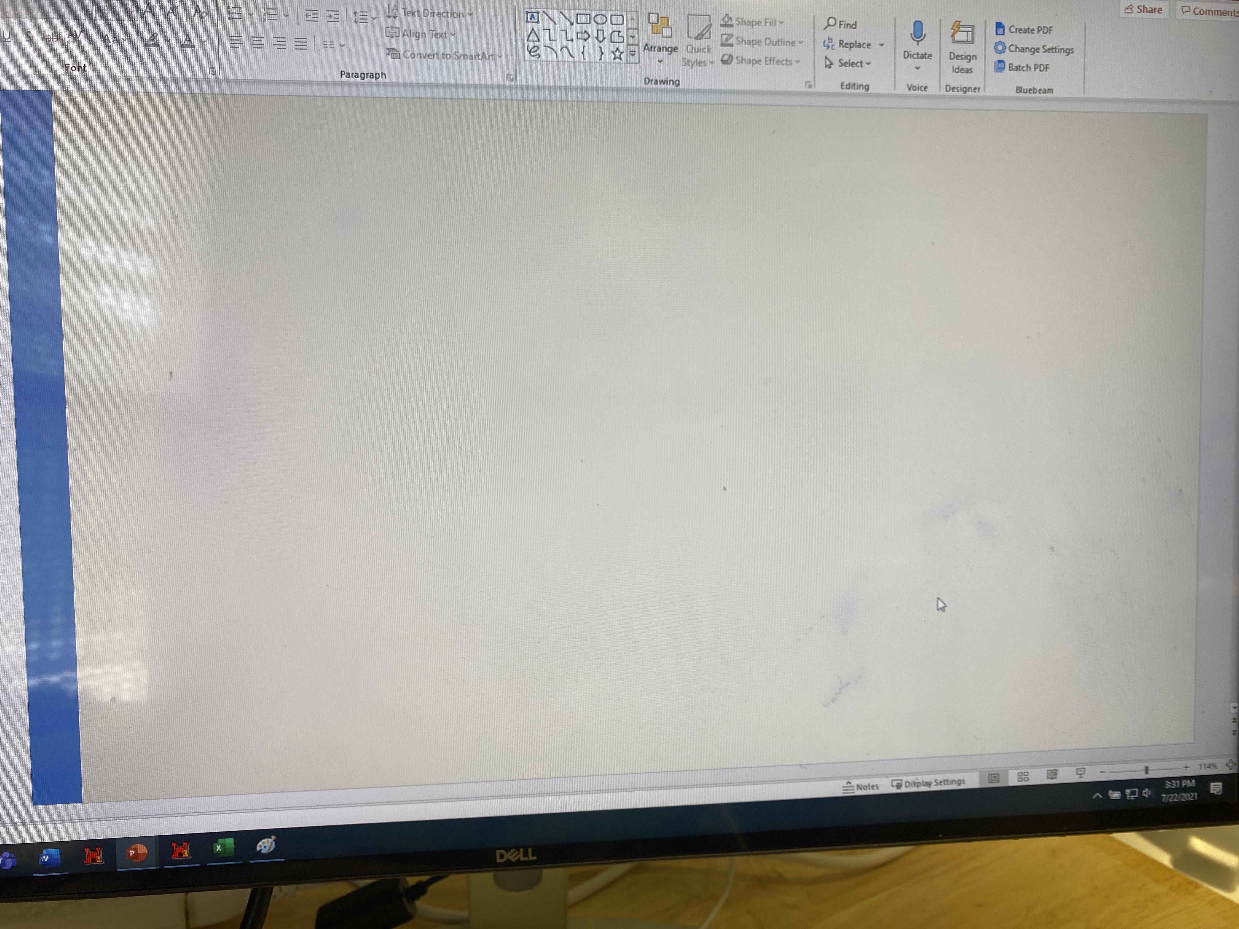 How to add line like one on left to the bottom of this slide without
