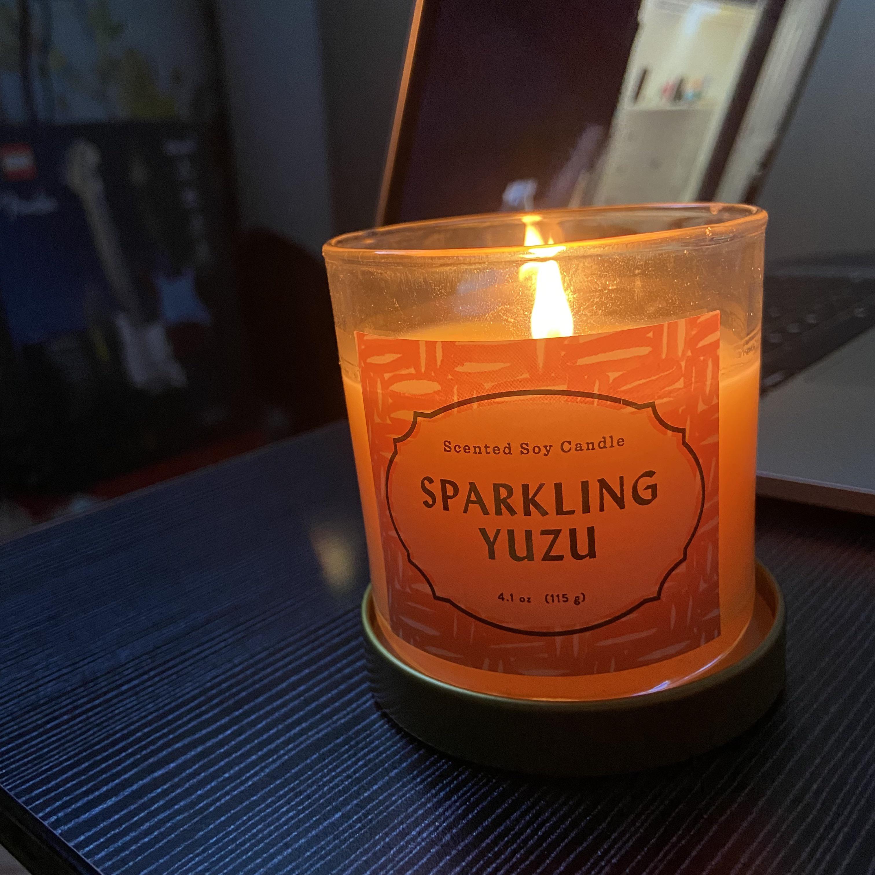 time to break out the Yuzu candle. Here’s to a sparkling Yuzu😇 r