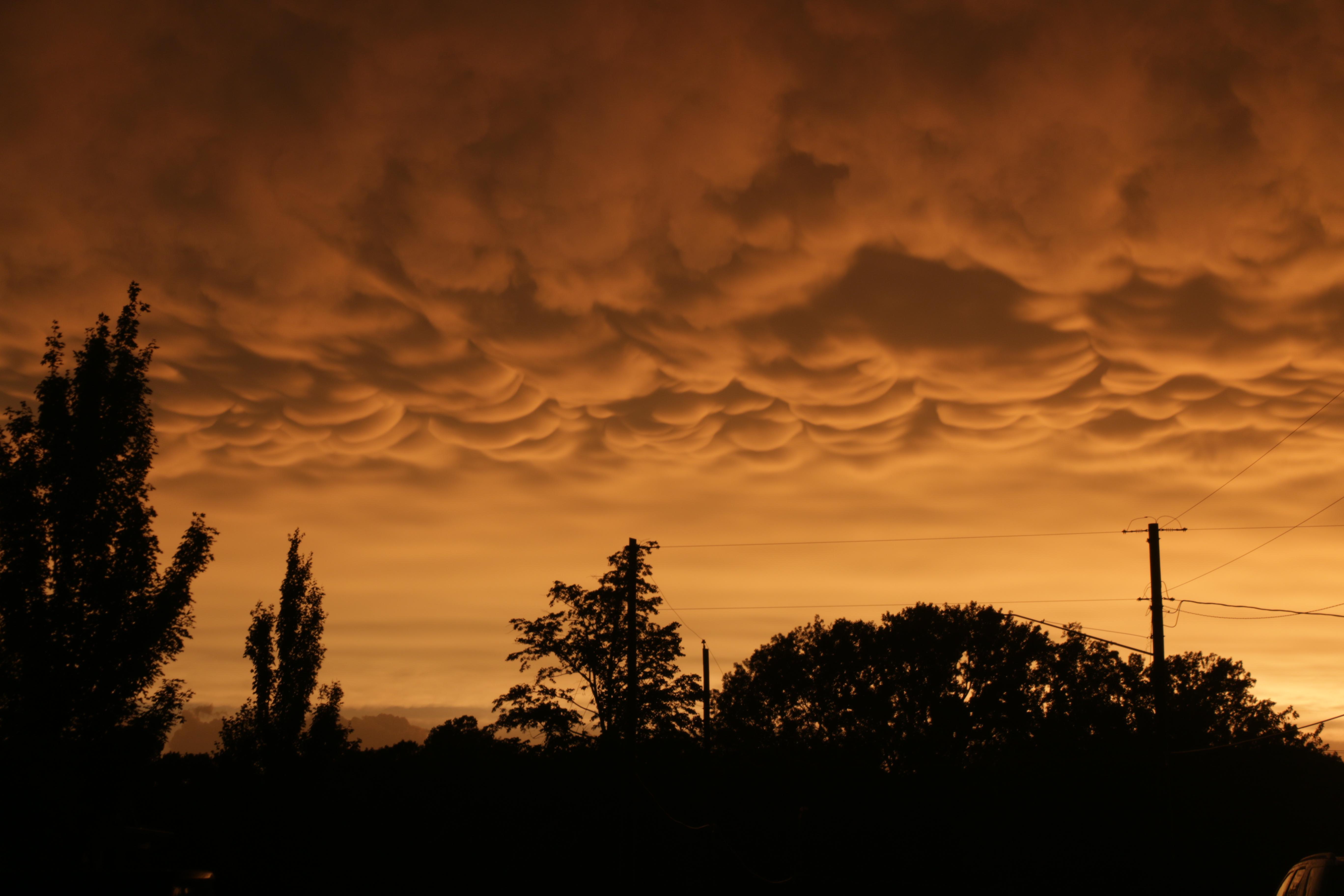 Bellevue, NE 6/11/2018 after a tornado warning. weather