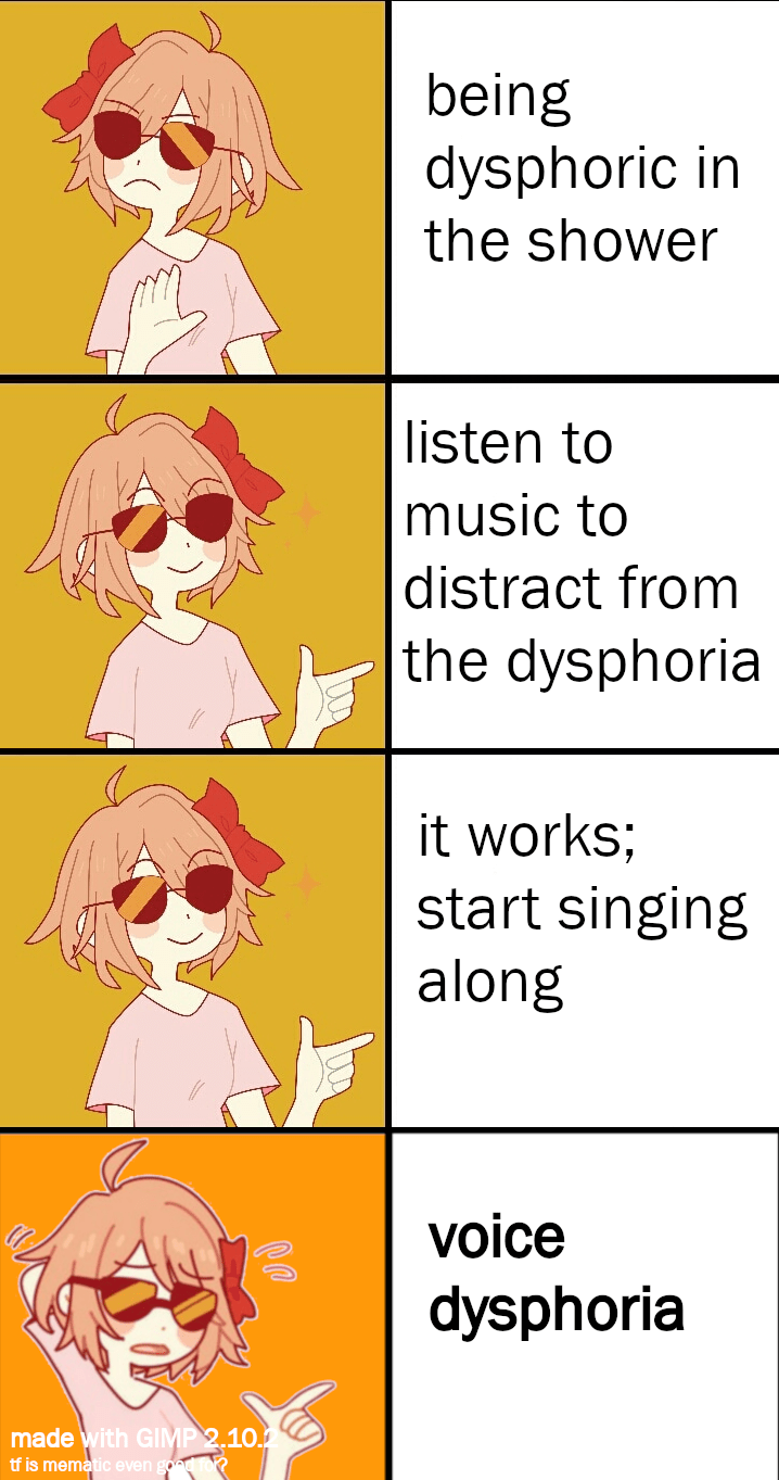 waterproof headphones are great for in the shower, but dysphoria be