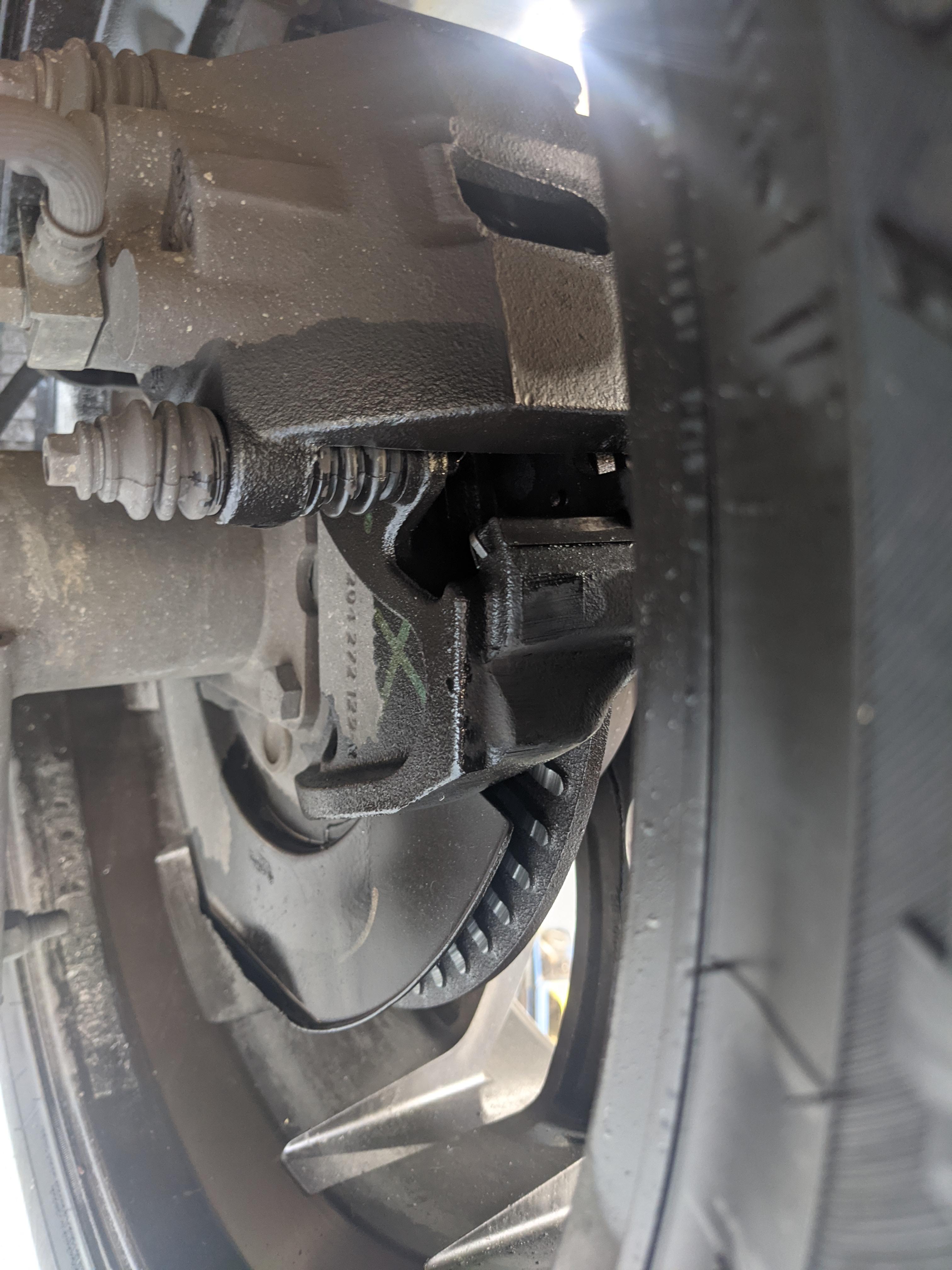 Customer The brakes don't feel right