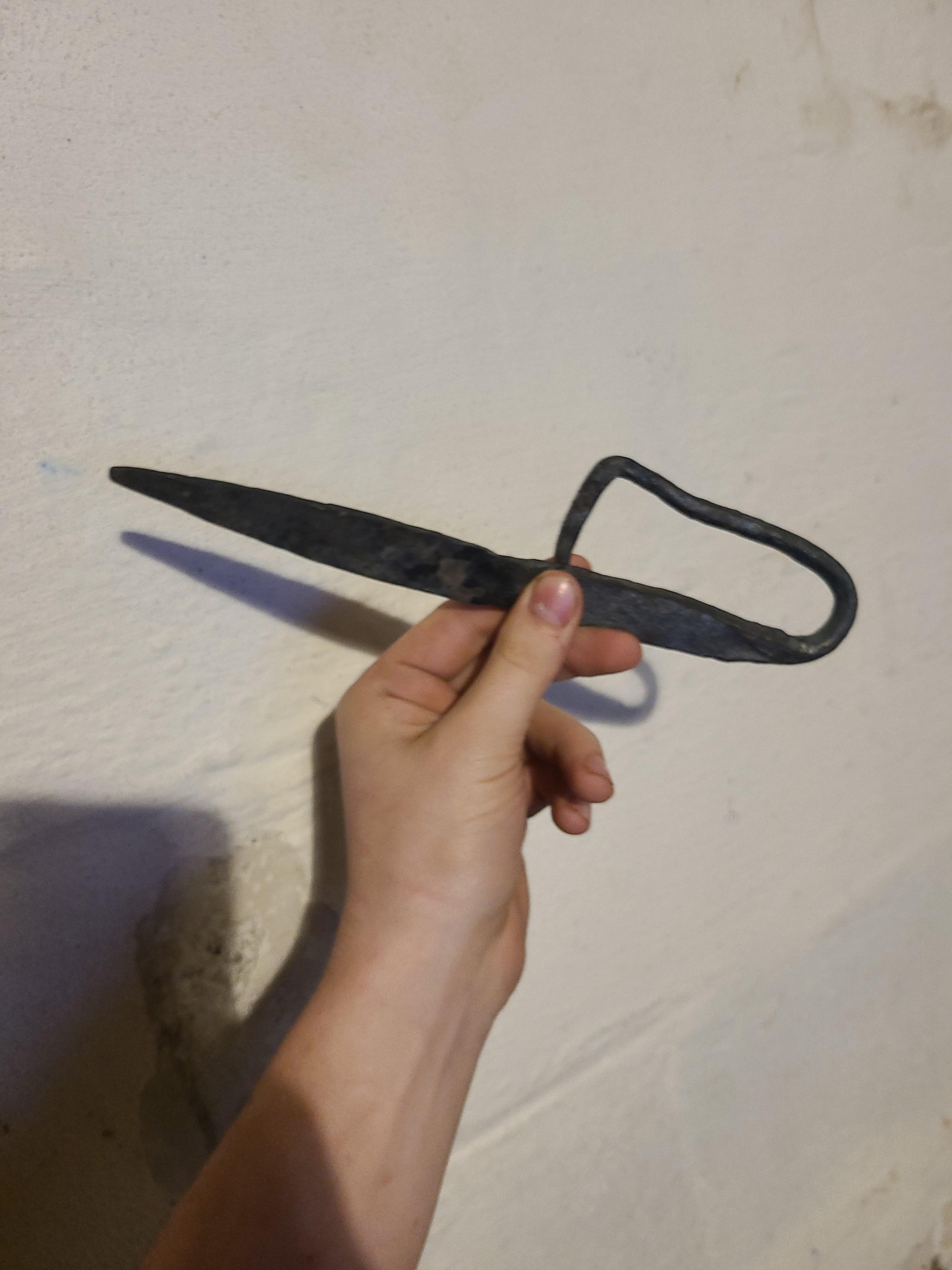 Made a French nail knife today little rough but what yall think r