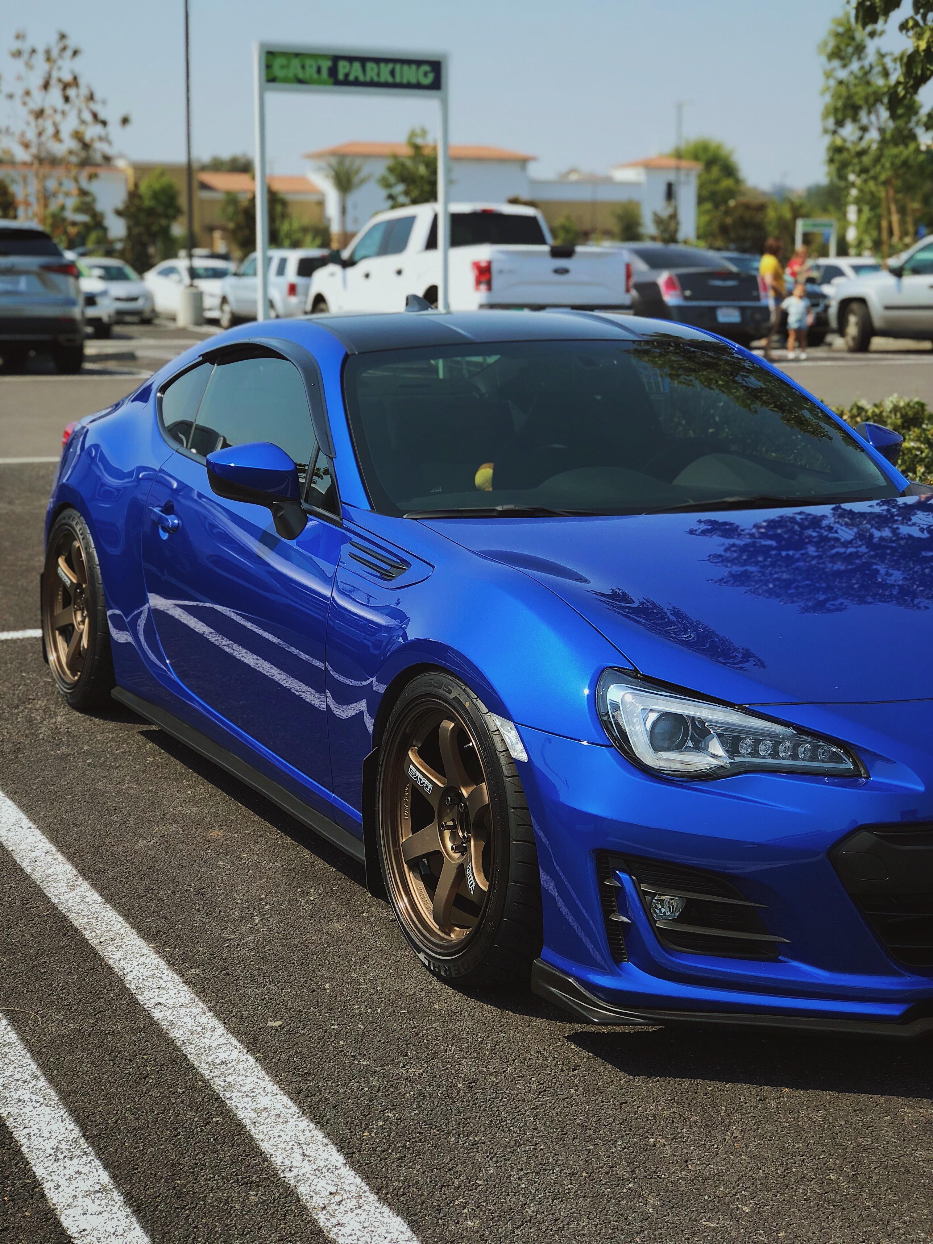 Before/after powder coat wheels ft86
