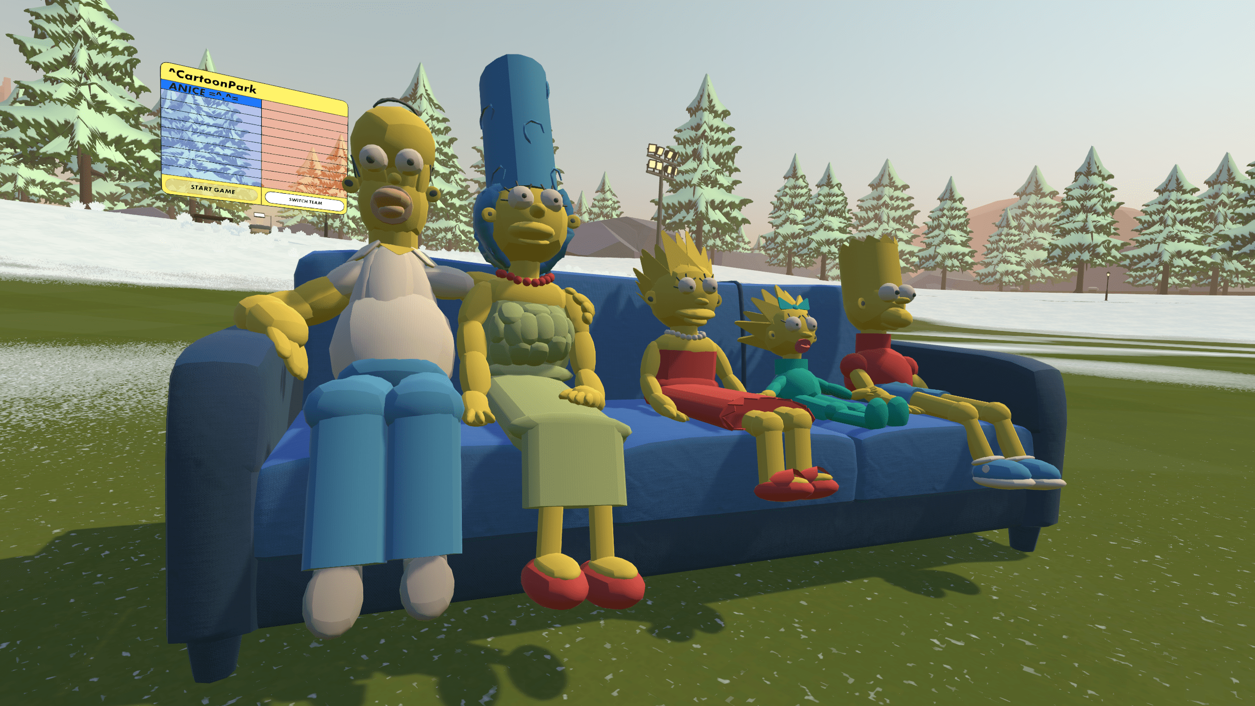 I made the Simpsons! RecRoom